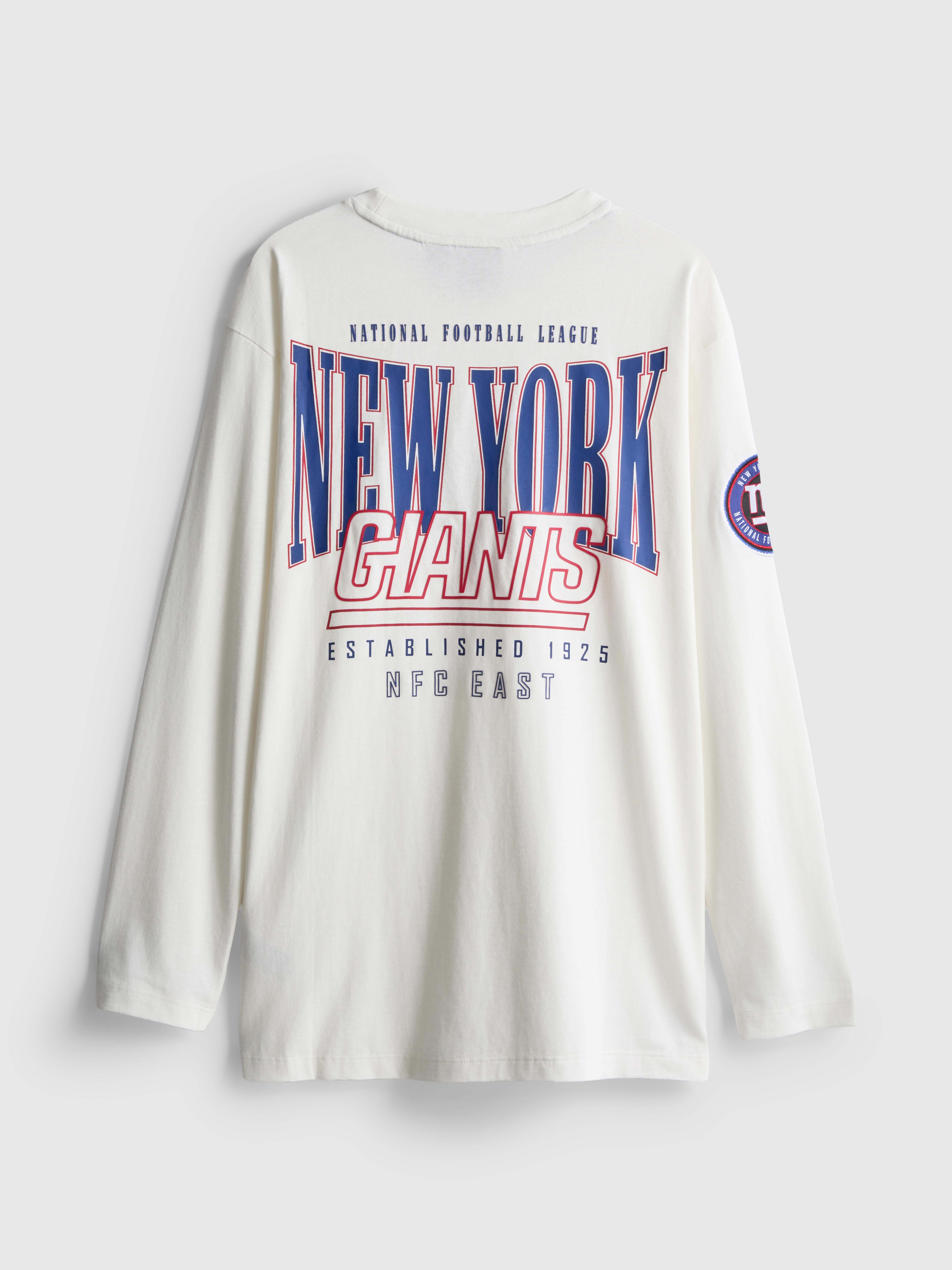 1-14yrs | NFL New York Giants Pure Cotton T-Shirt