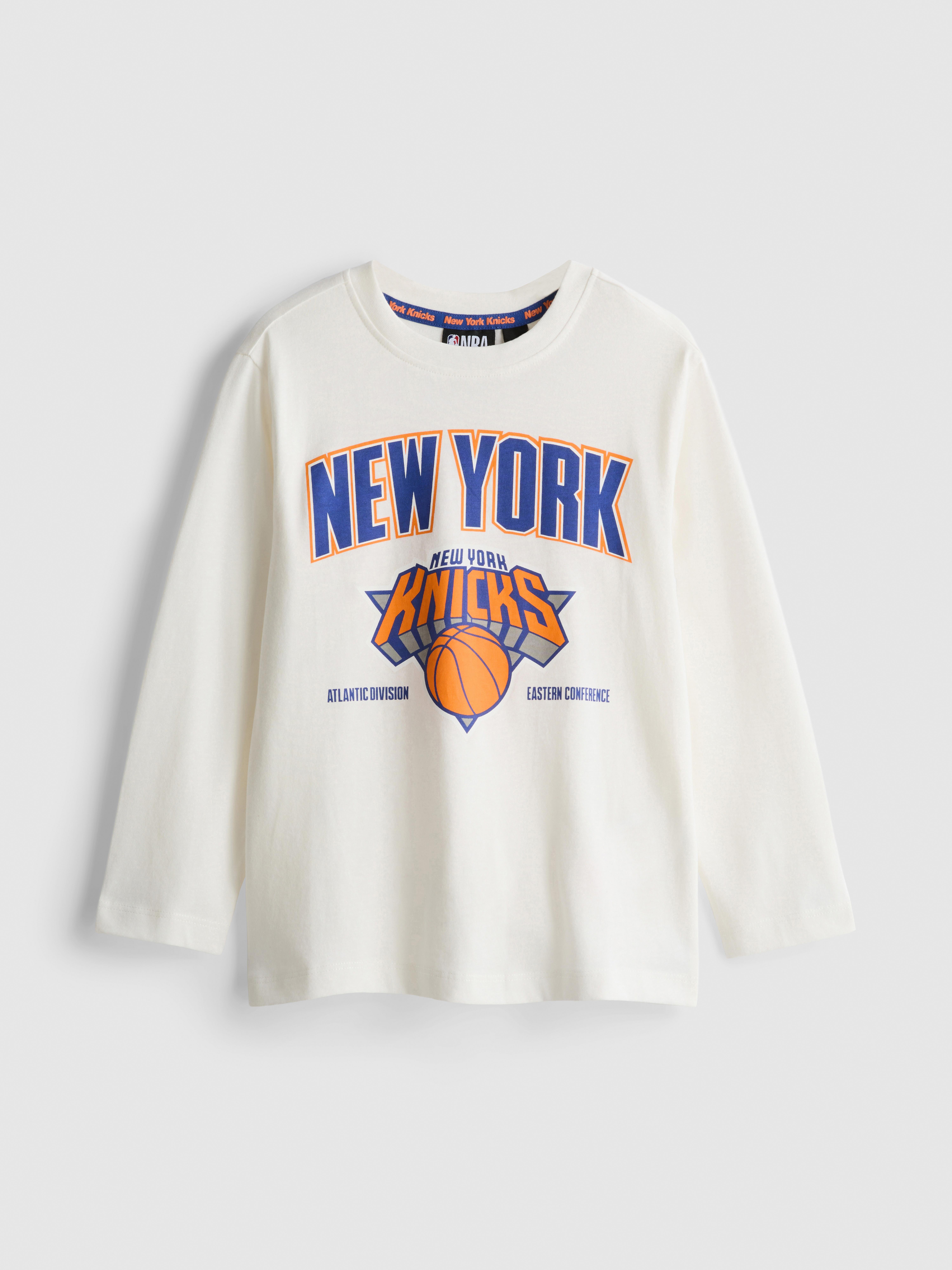 1-14yrs | NBA New York Knicks Pure Cotton T-Shirt