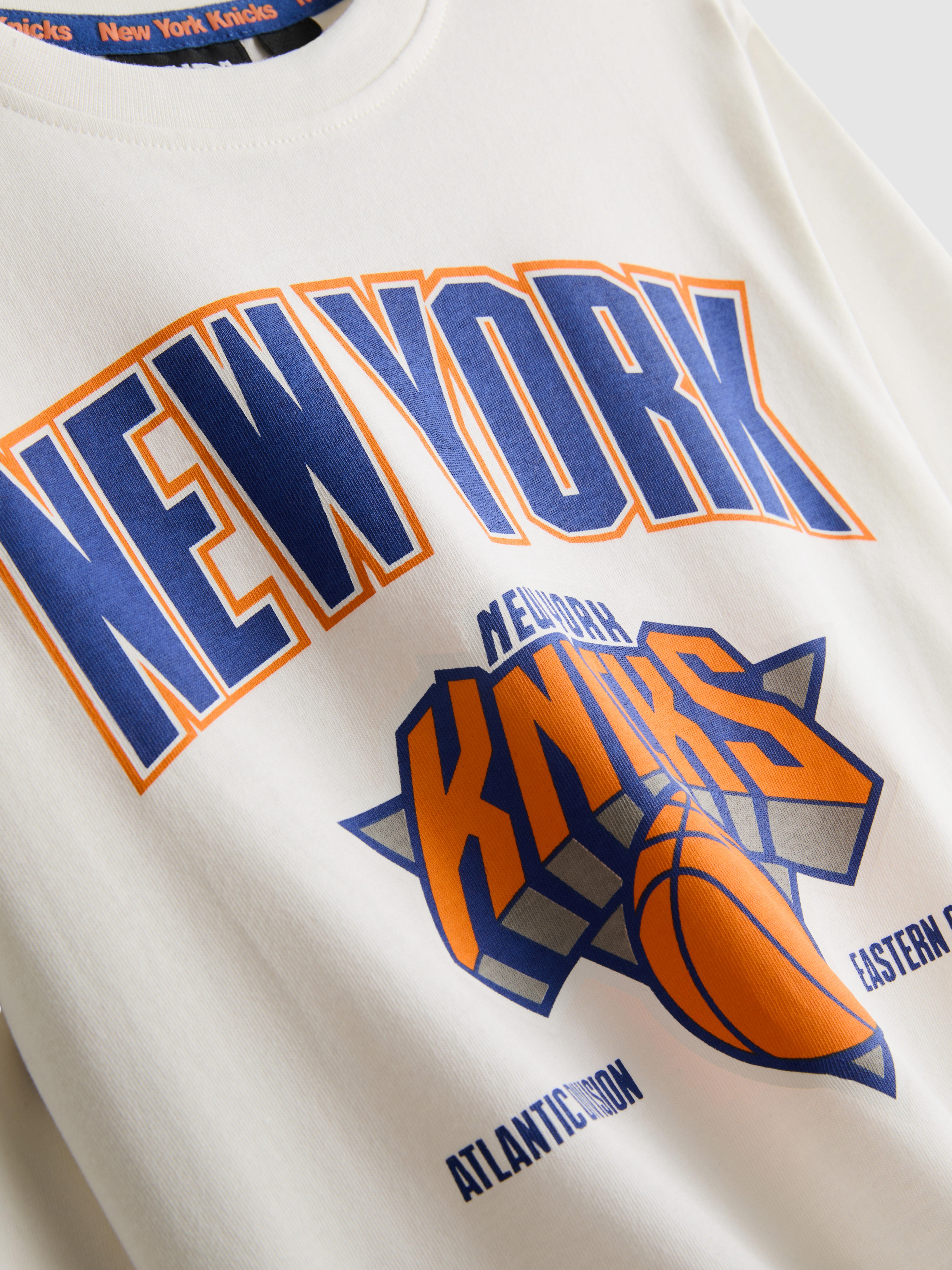1-14yrs | NBA New York Knicks Pure Cotton T-Shirt