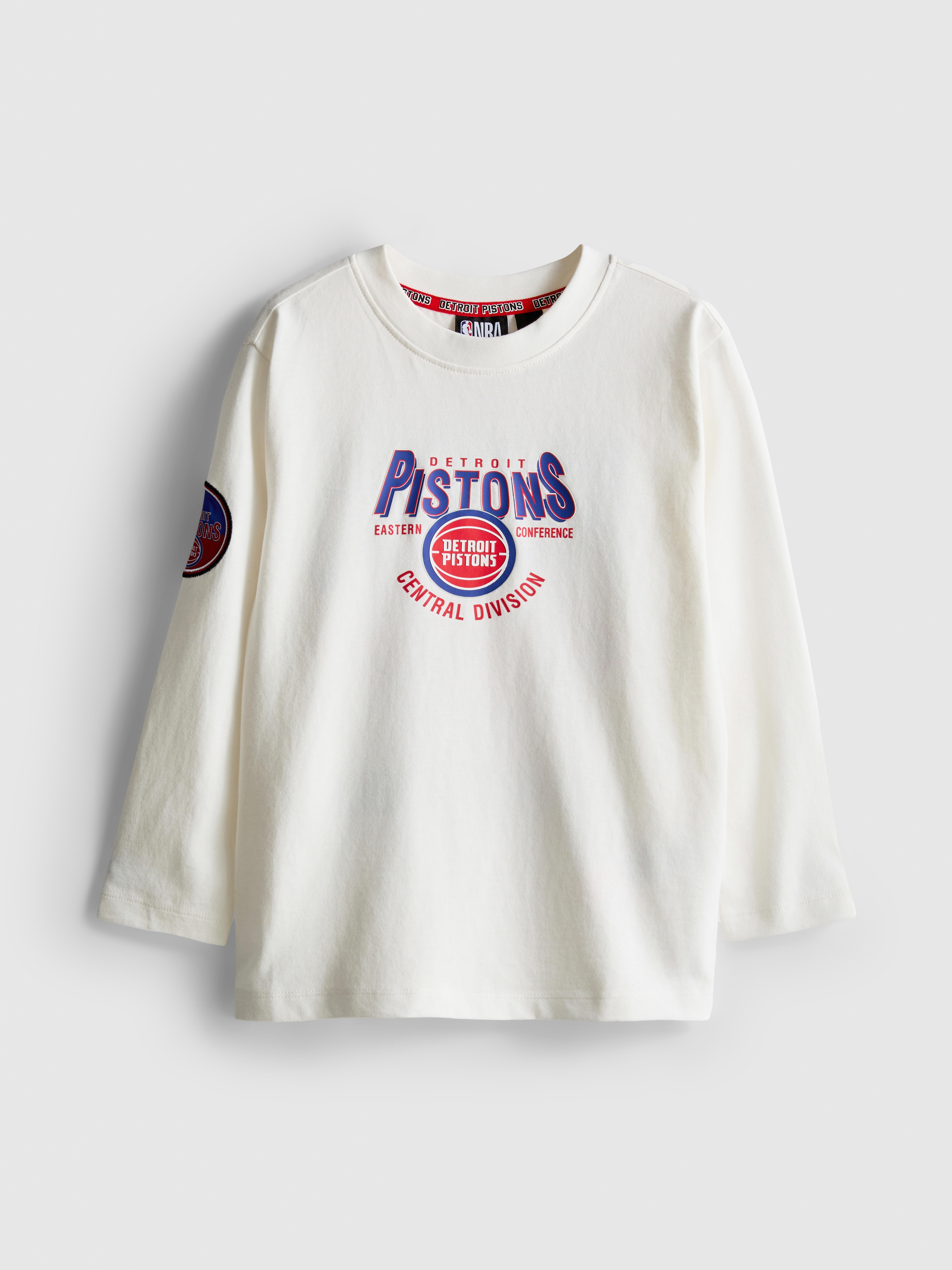 1-14yrs | NBA Detroit Pistons Pure Cotton T-Shirt