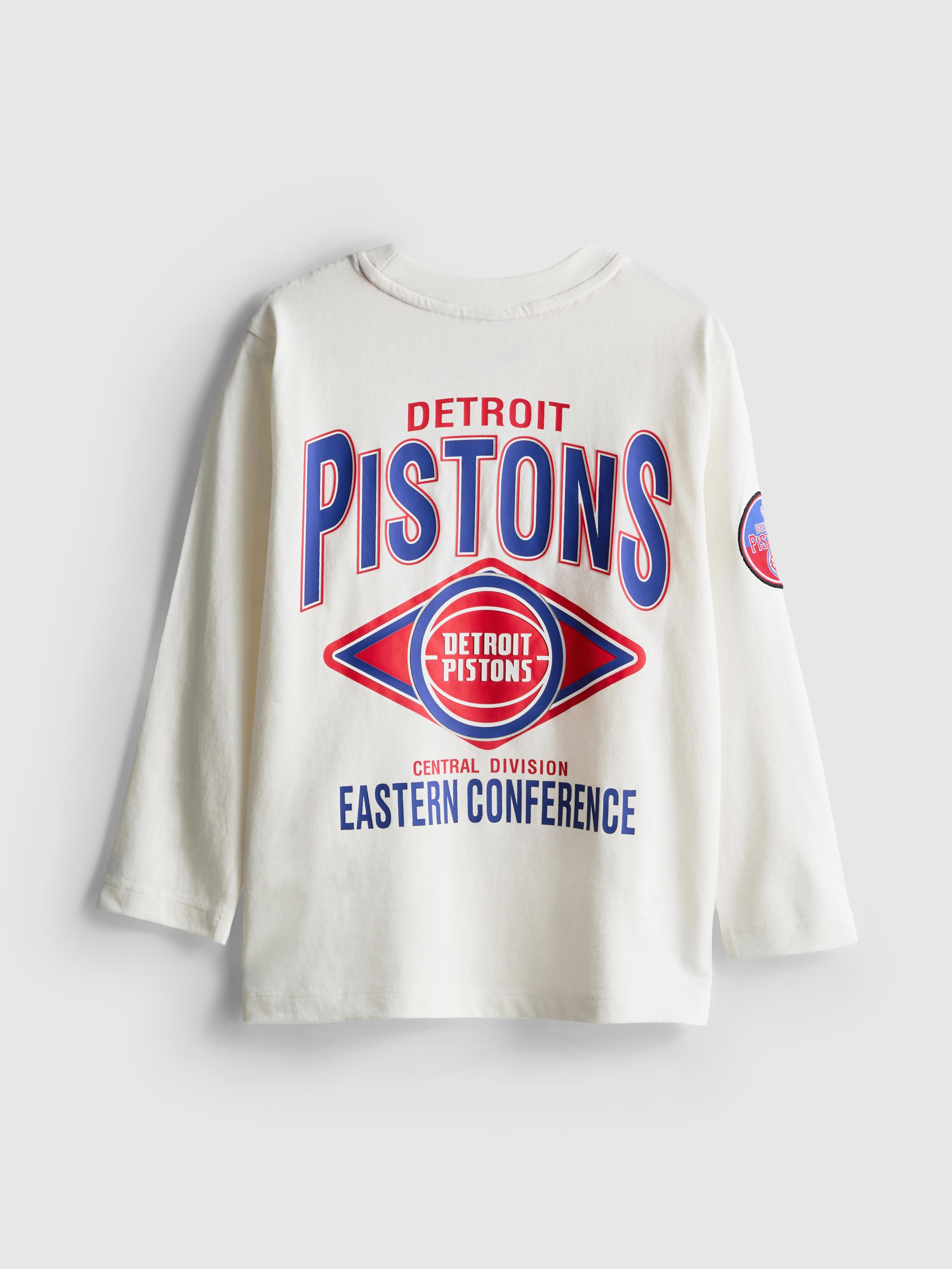 1-14yrs | NBA Detroit Pistons Pure Cotton T-Shirt
