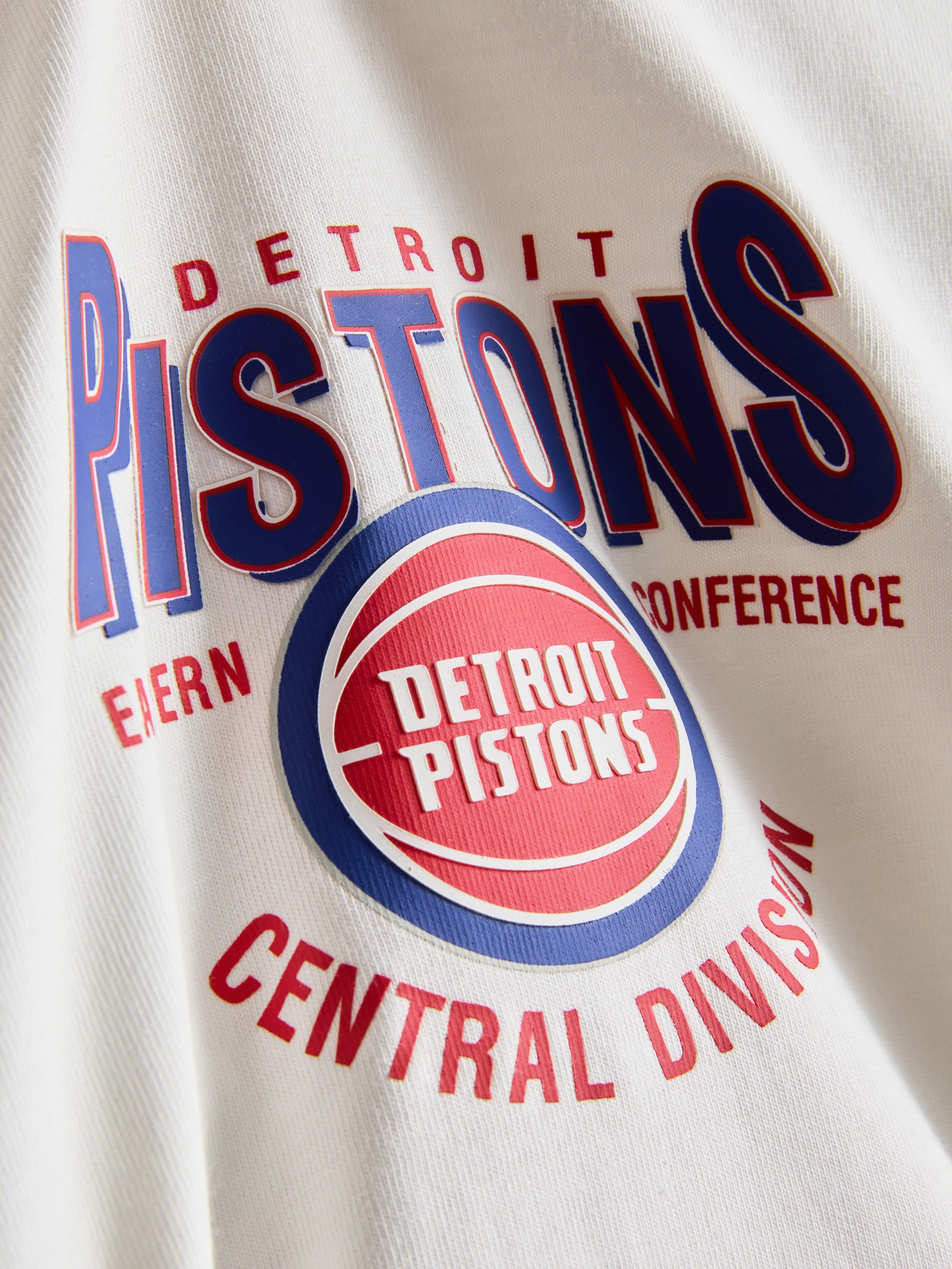 1-14yrs | NBA Detroit Pistons Pure Cotton T-Shirt