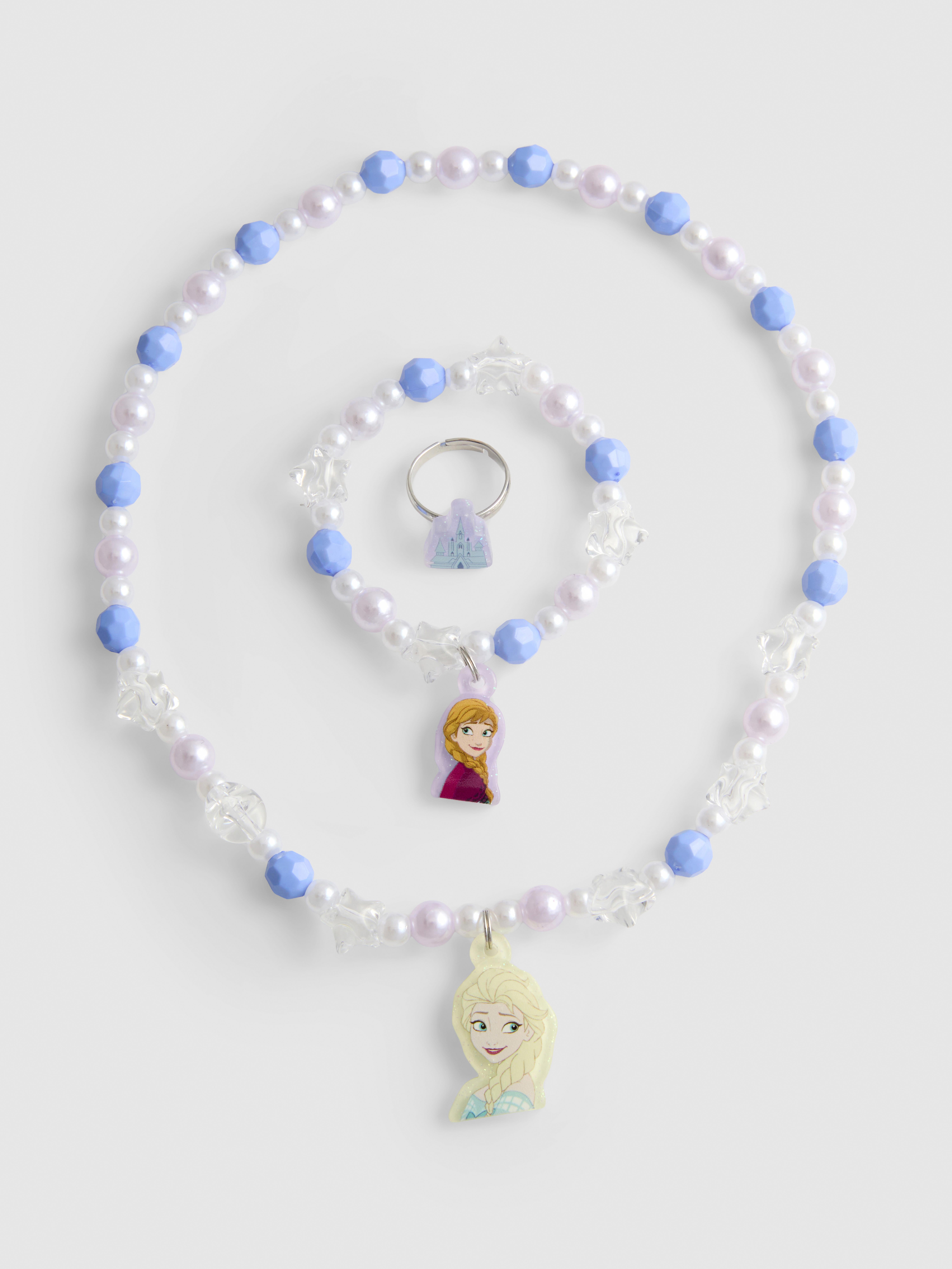 Disney’s Frozen Necklace, Bracelet and Ring Set