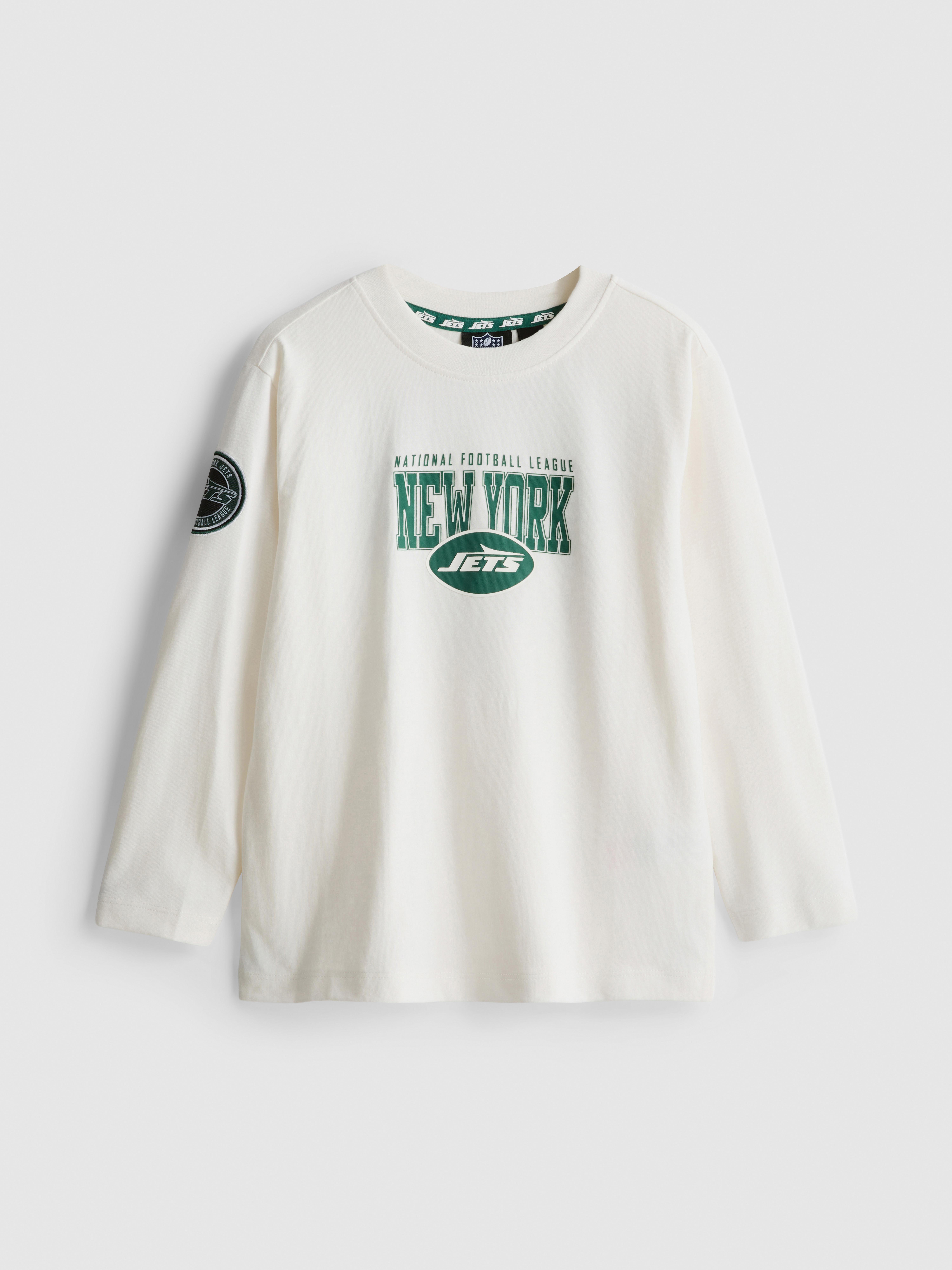 1-14yrs | NFL New York Jets Pure Cotton T-Shirt