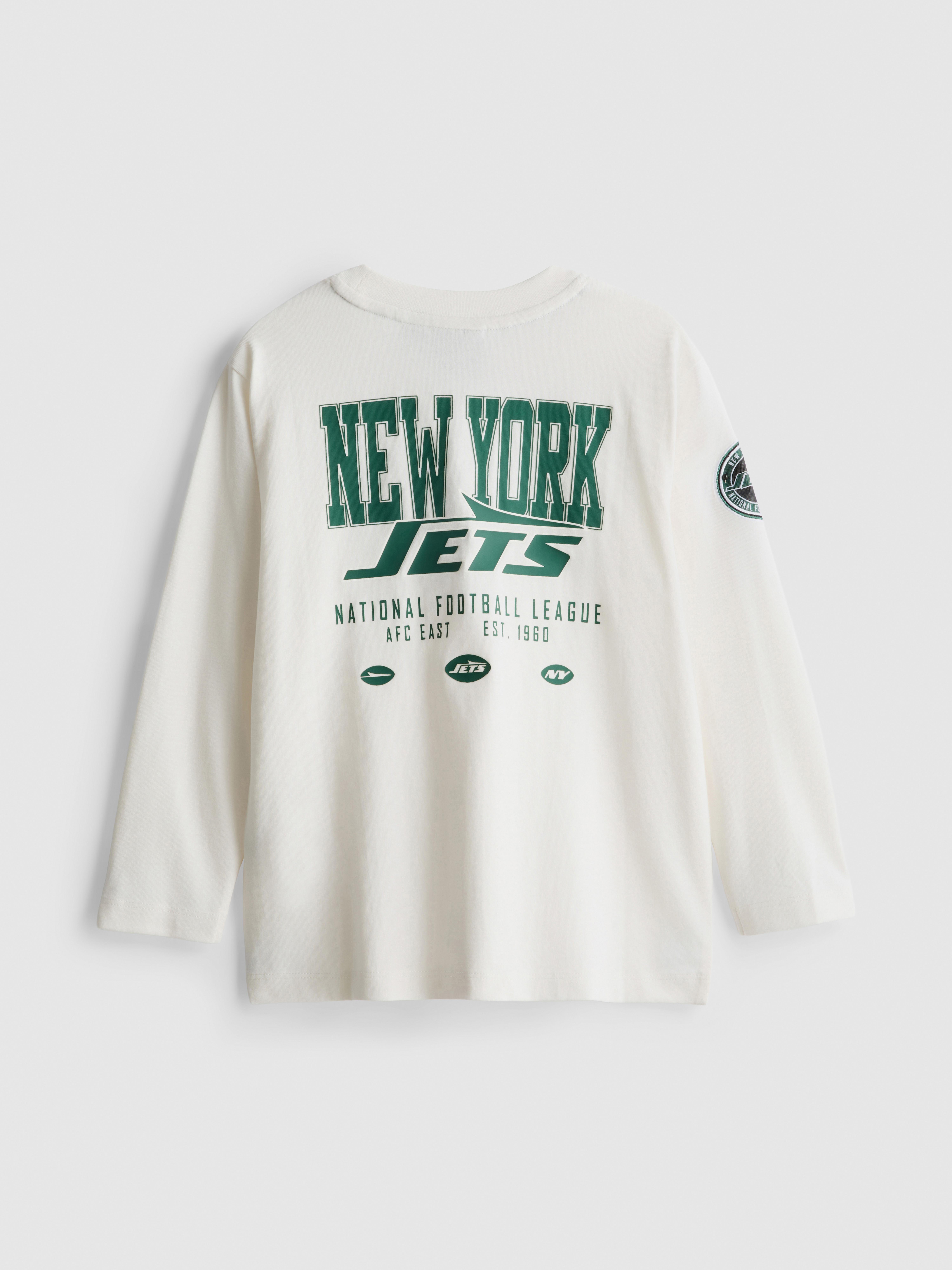 1-14yrs | NFL New York Jets Pure Cotton T-Shirt