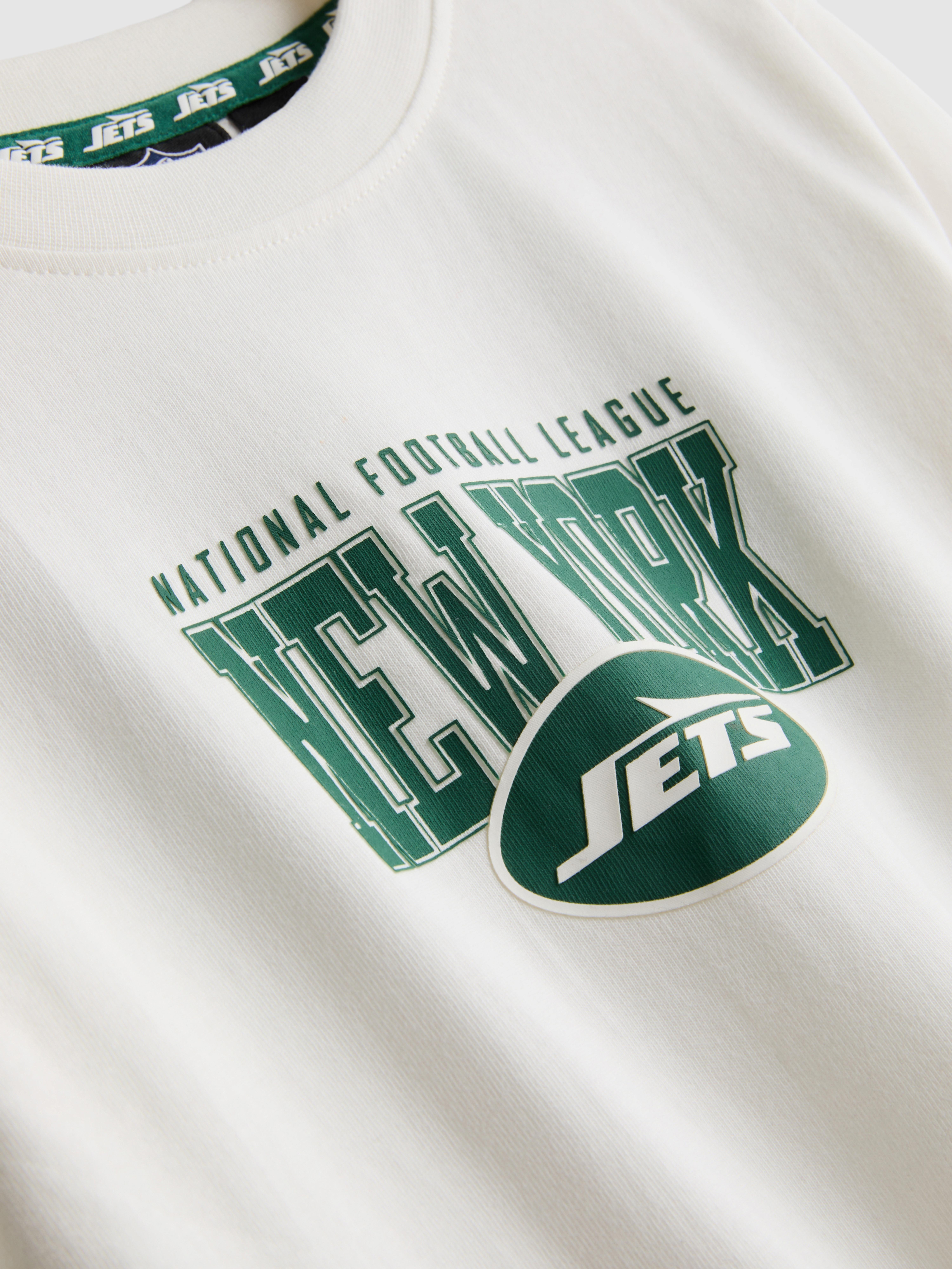 1-14yrs | NFL New York Jets Pure Cotton T-Shirt