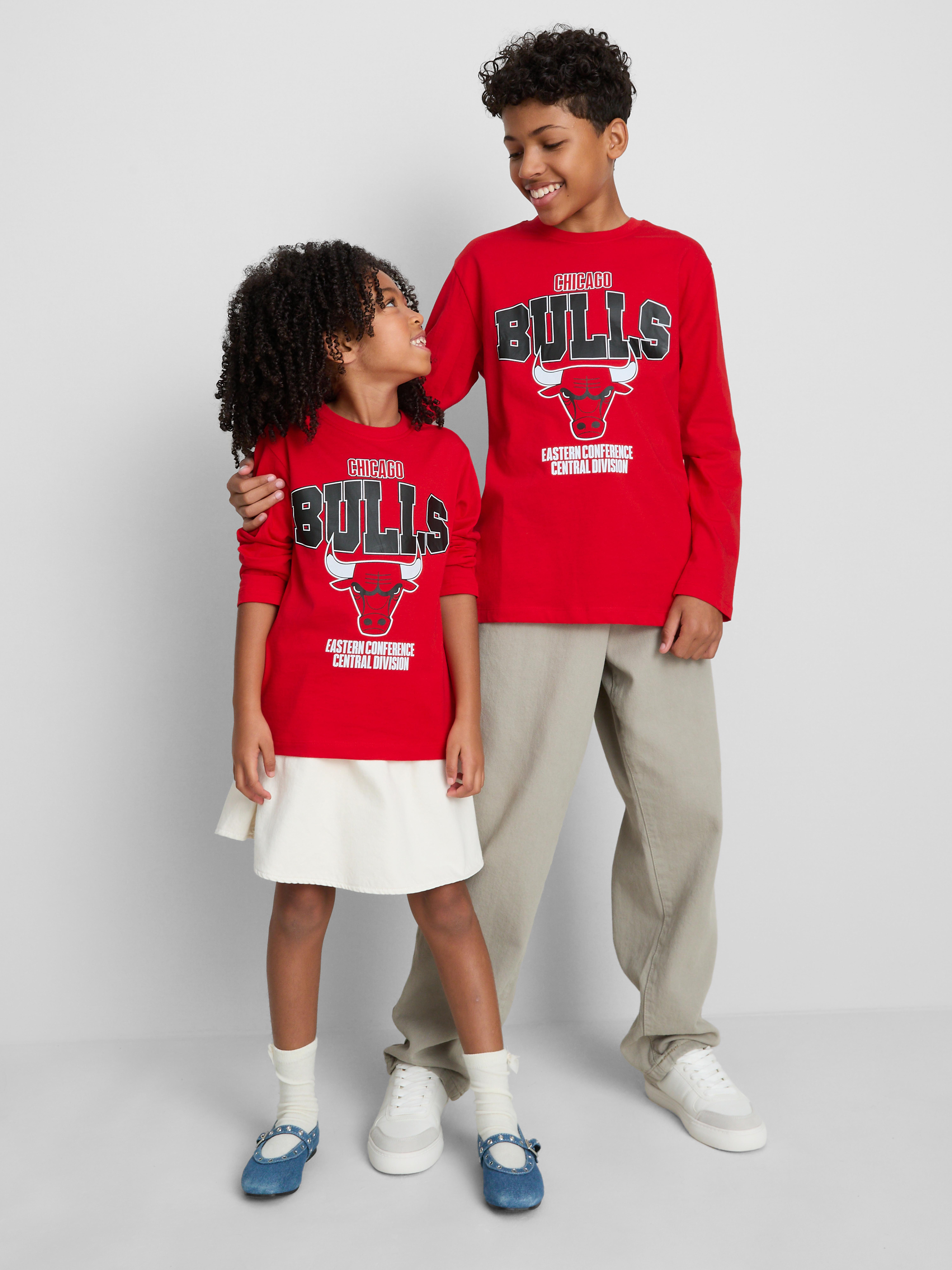 1-14yrs | NBA Chicago Bulls Pure Cotton T-Shirt