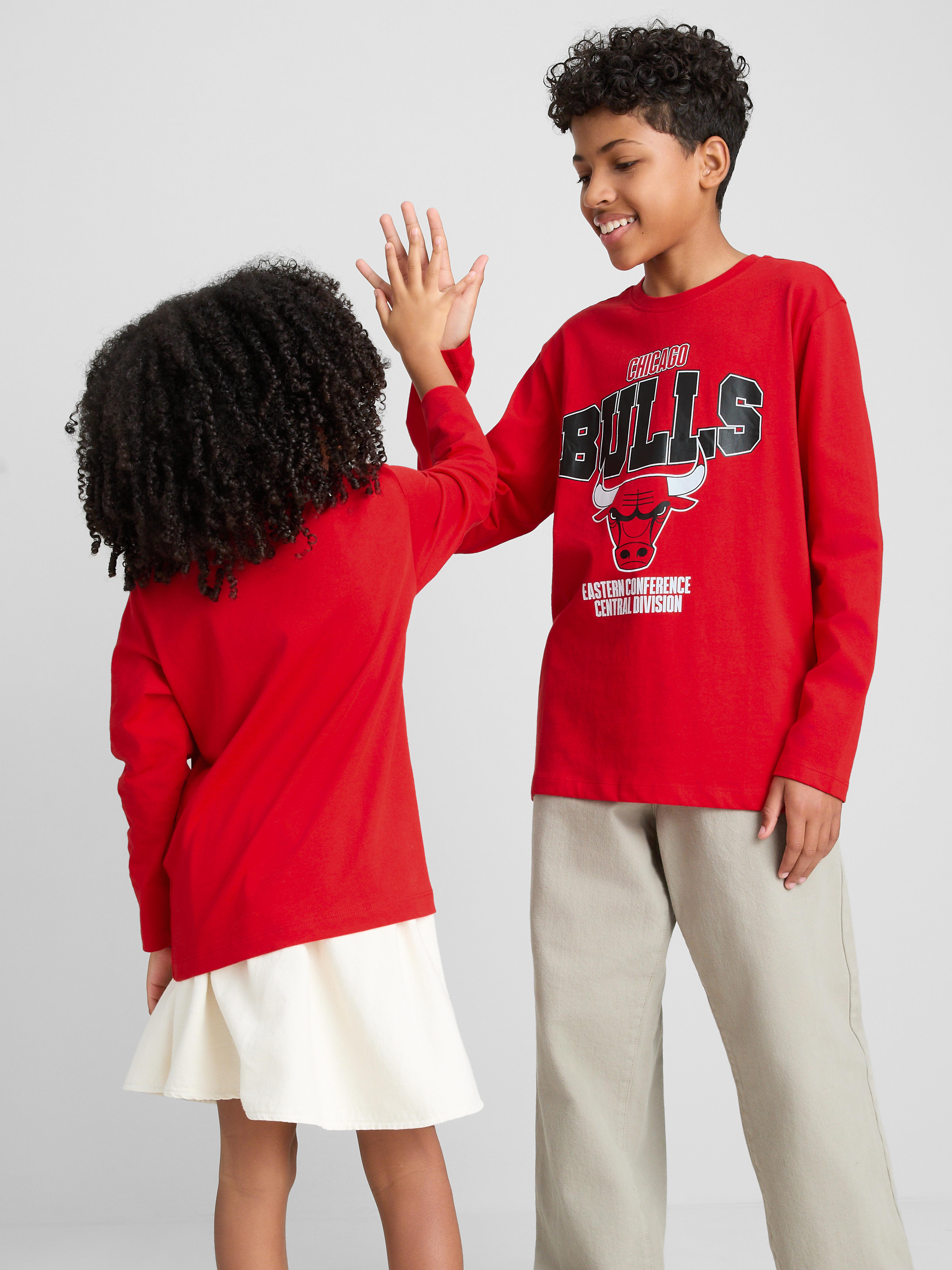 1-14yrs | NBA Chicago Bulls Pure Cotton T-Shirt