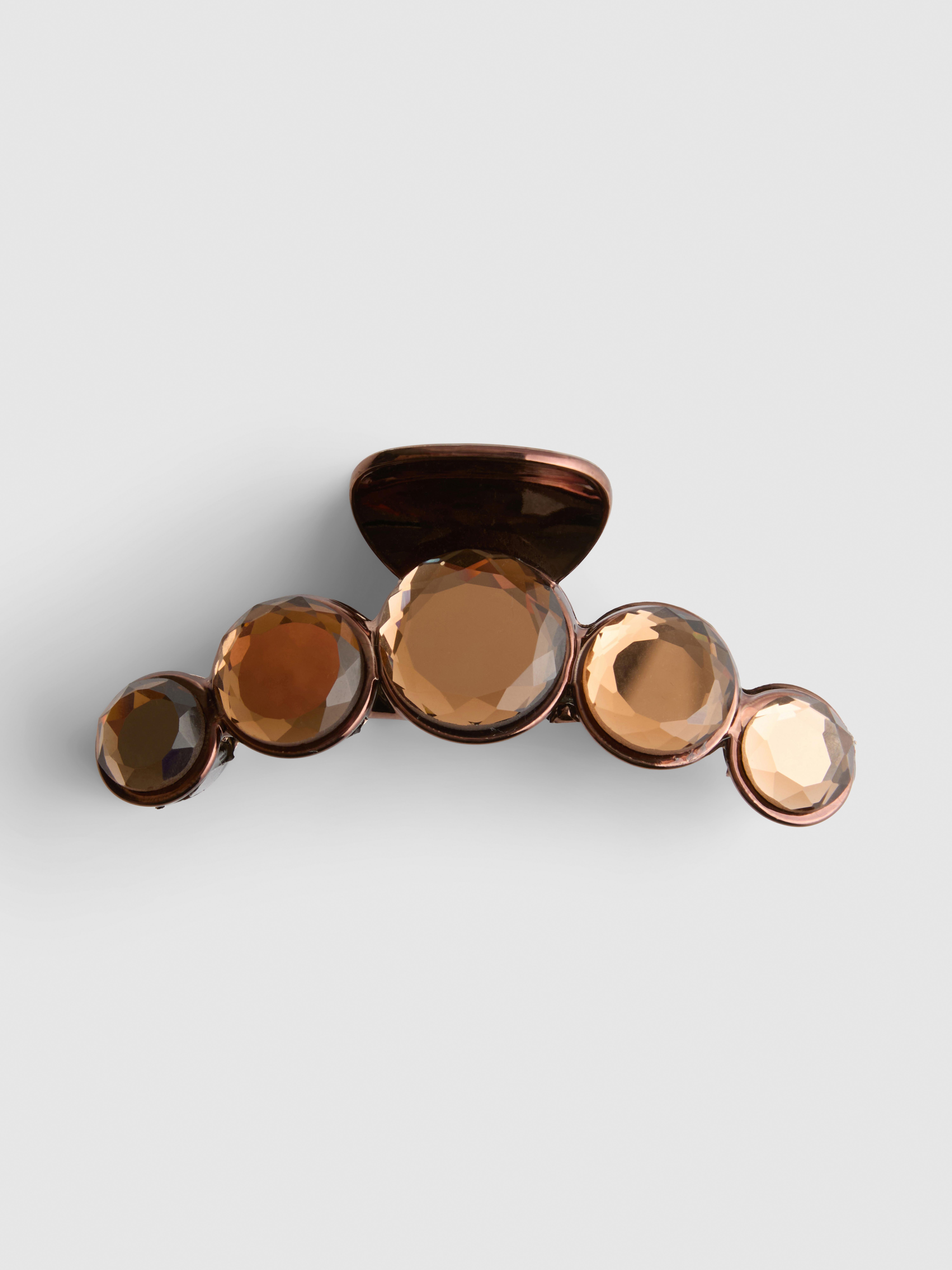Faceted Gem Hair Claw Clip