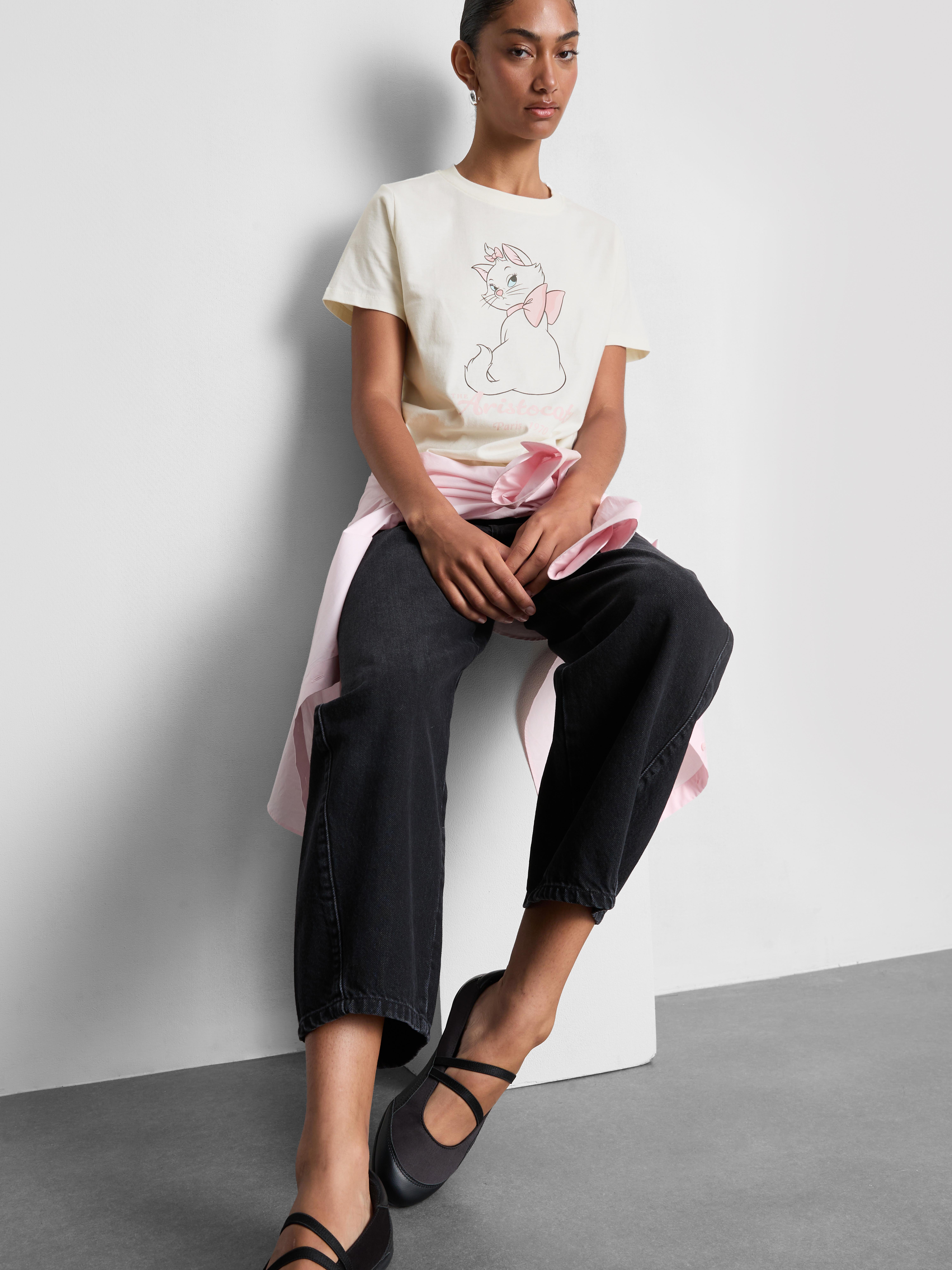 Disney's The Aristocats Marie Pure Cotton Graphic Tee