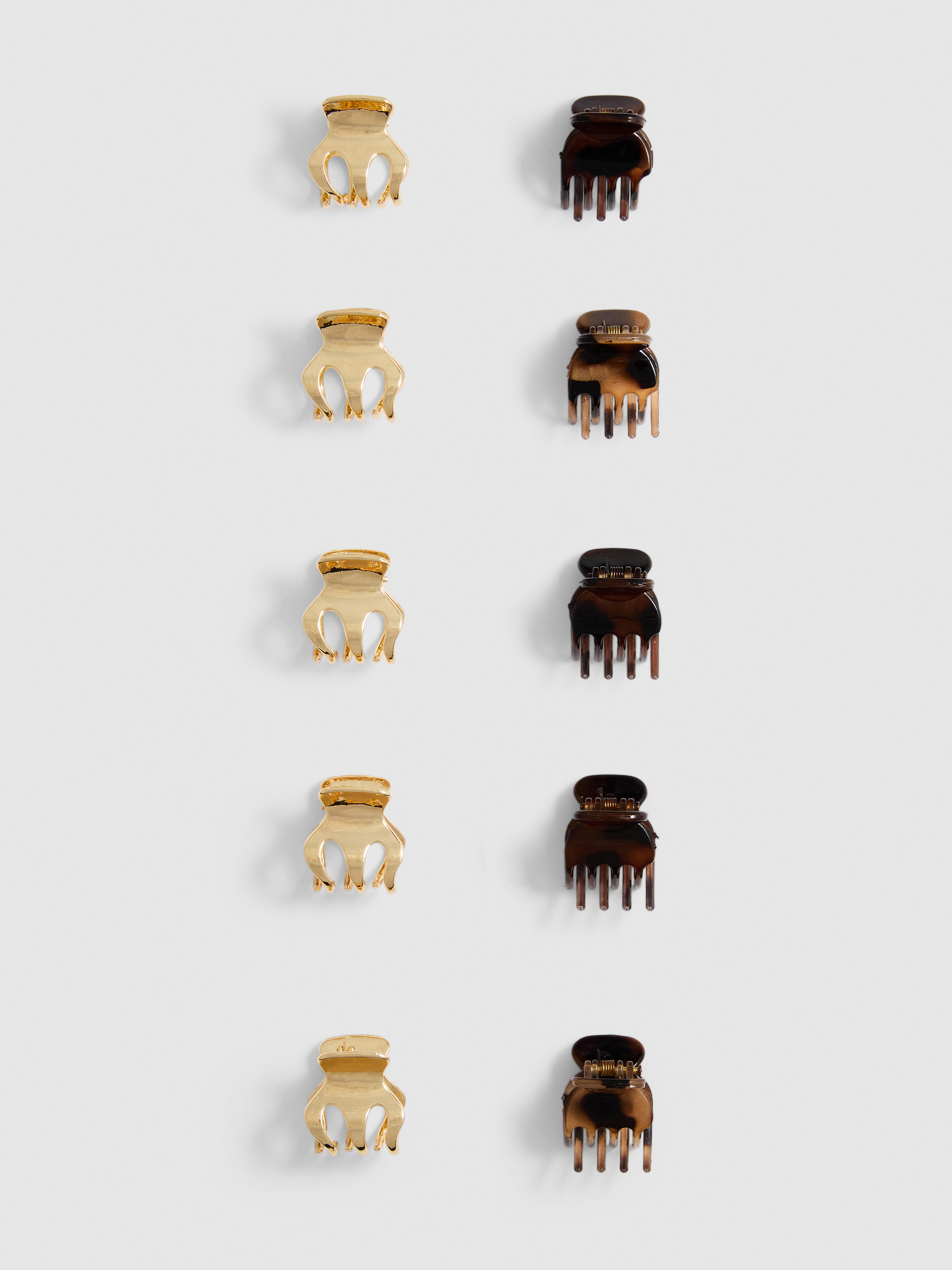 10pk Mini Claw Clips