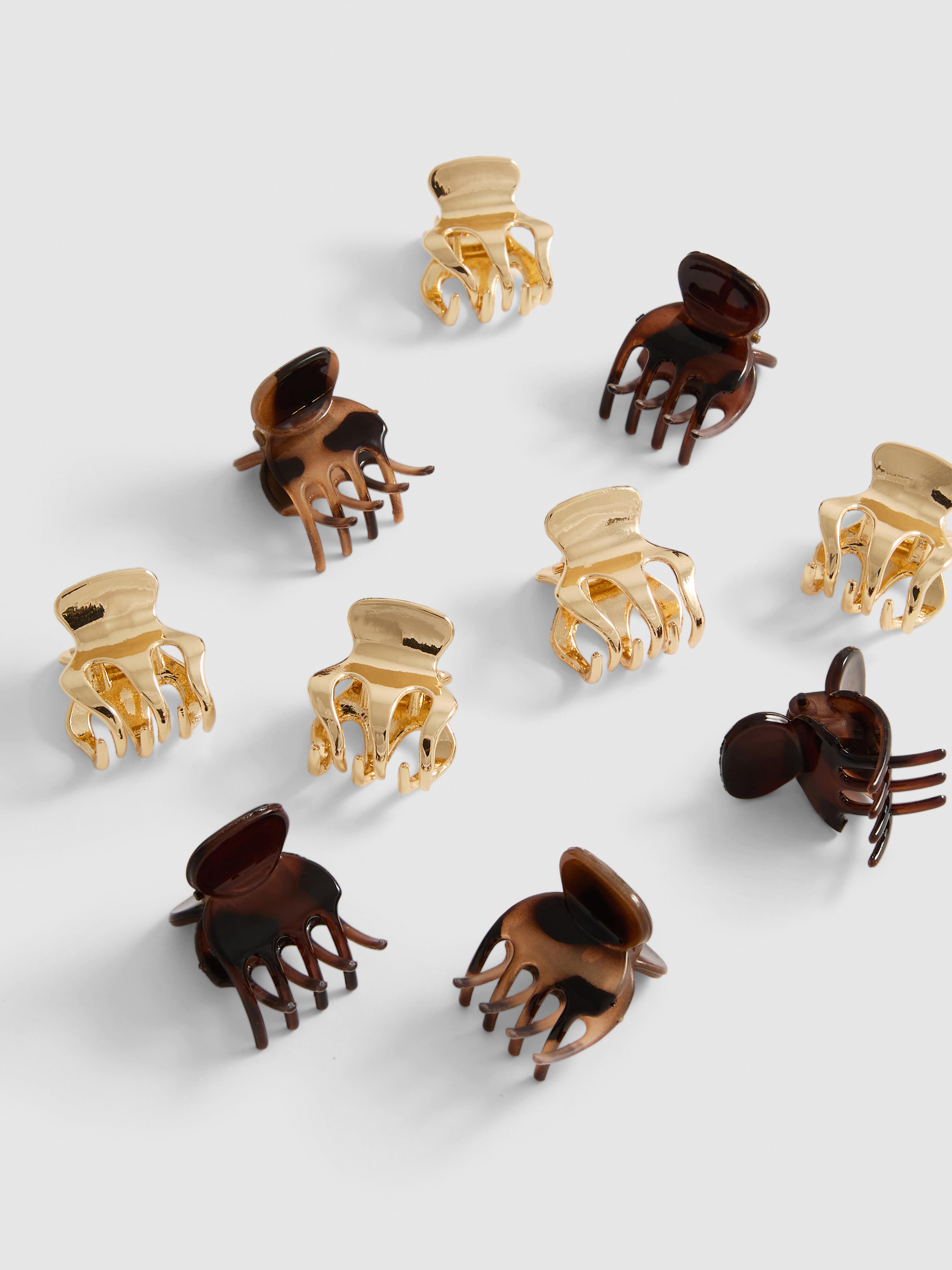 10pk Mini Claw Clips