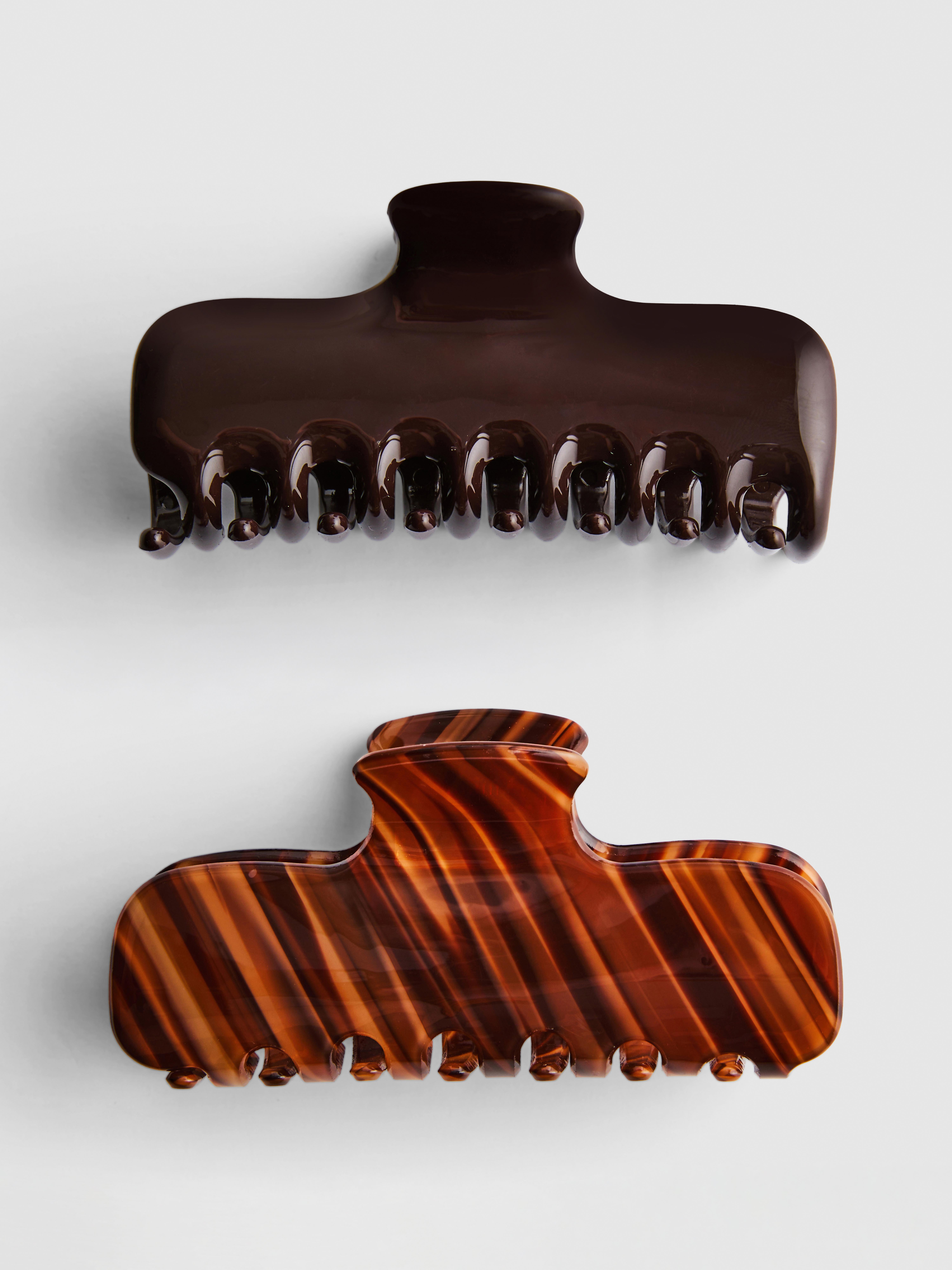 2pk Oversized Claw Clips