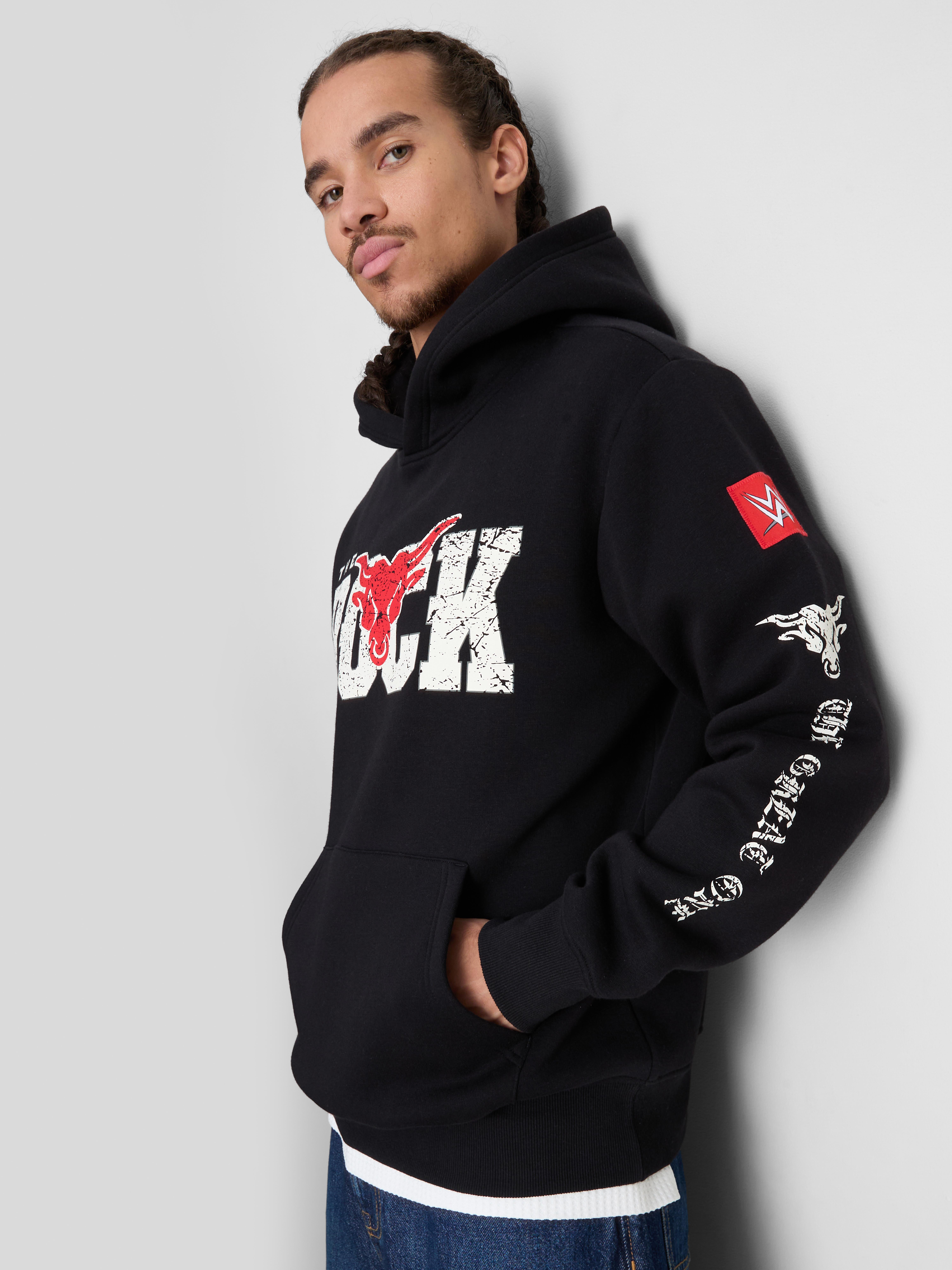 WWE The Rock Graphic Hoodie