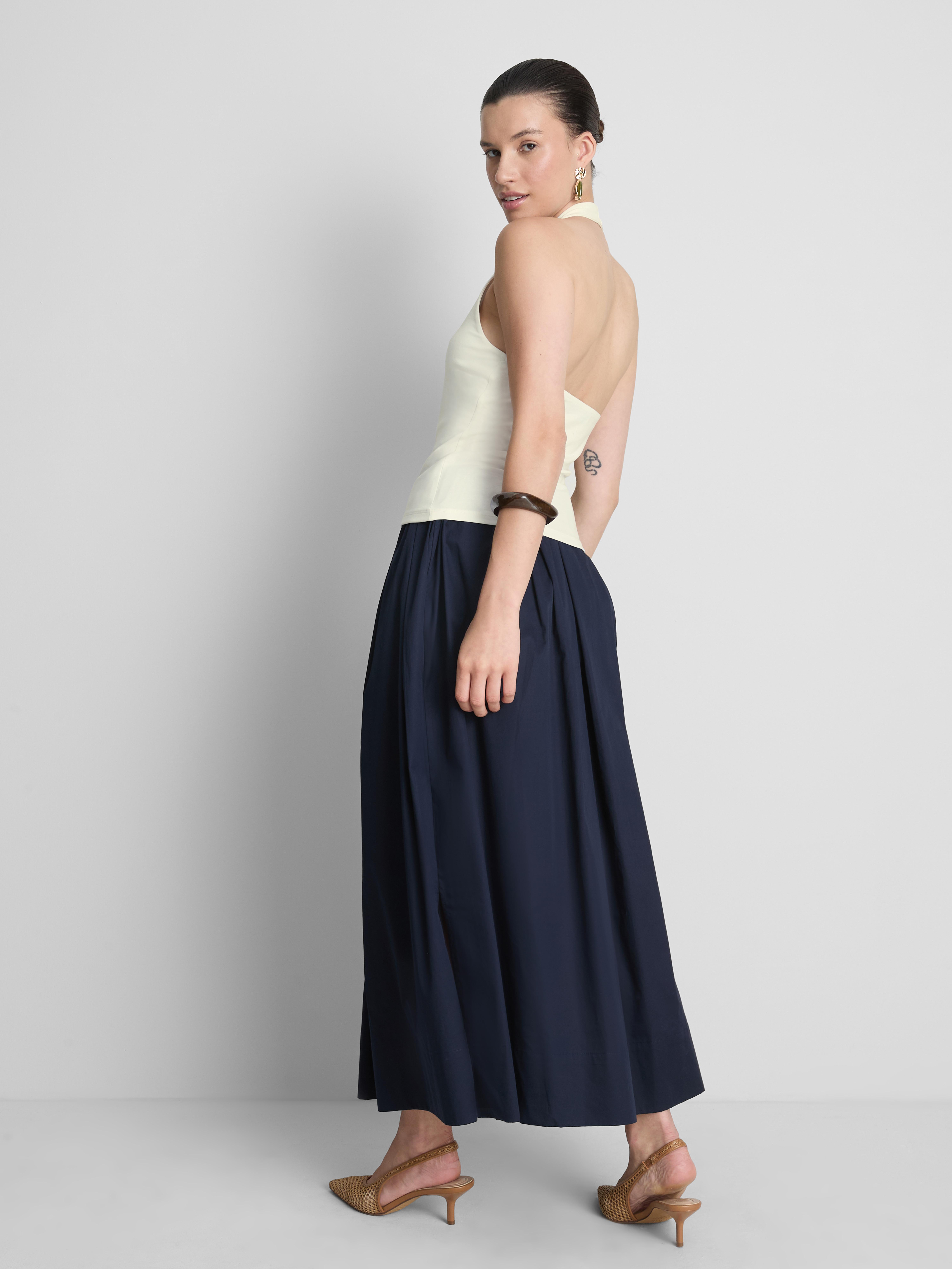Pure Cotton Halter Neck Top