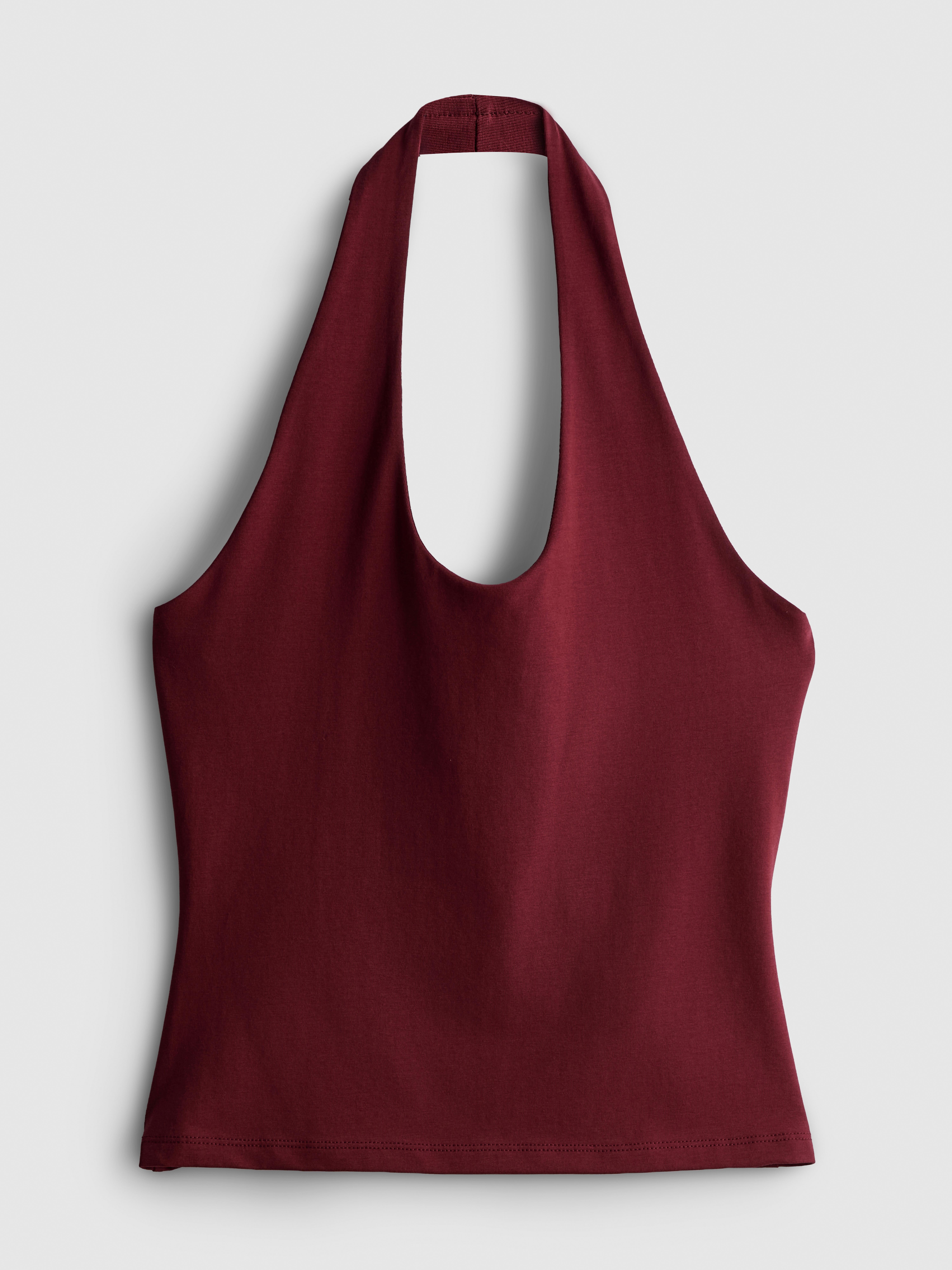 Pure Cotton Halter Neck Top