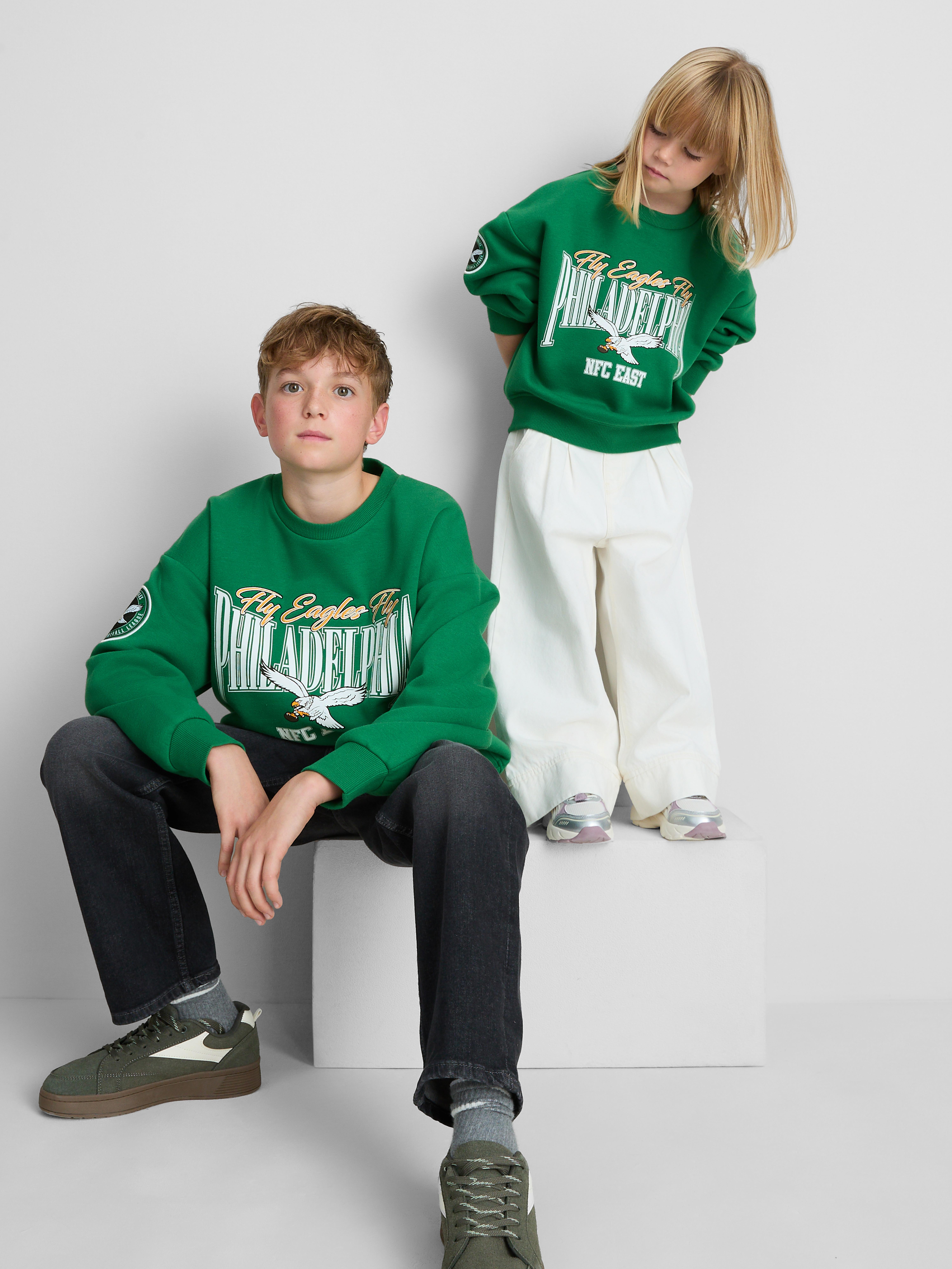 1-14yrs | NFL Philadelphia Eagles Cotton-Rich Sweatshirt