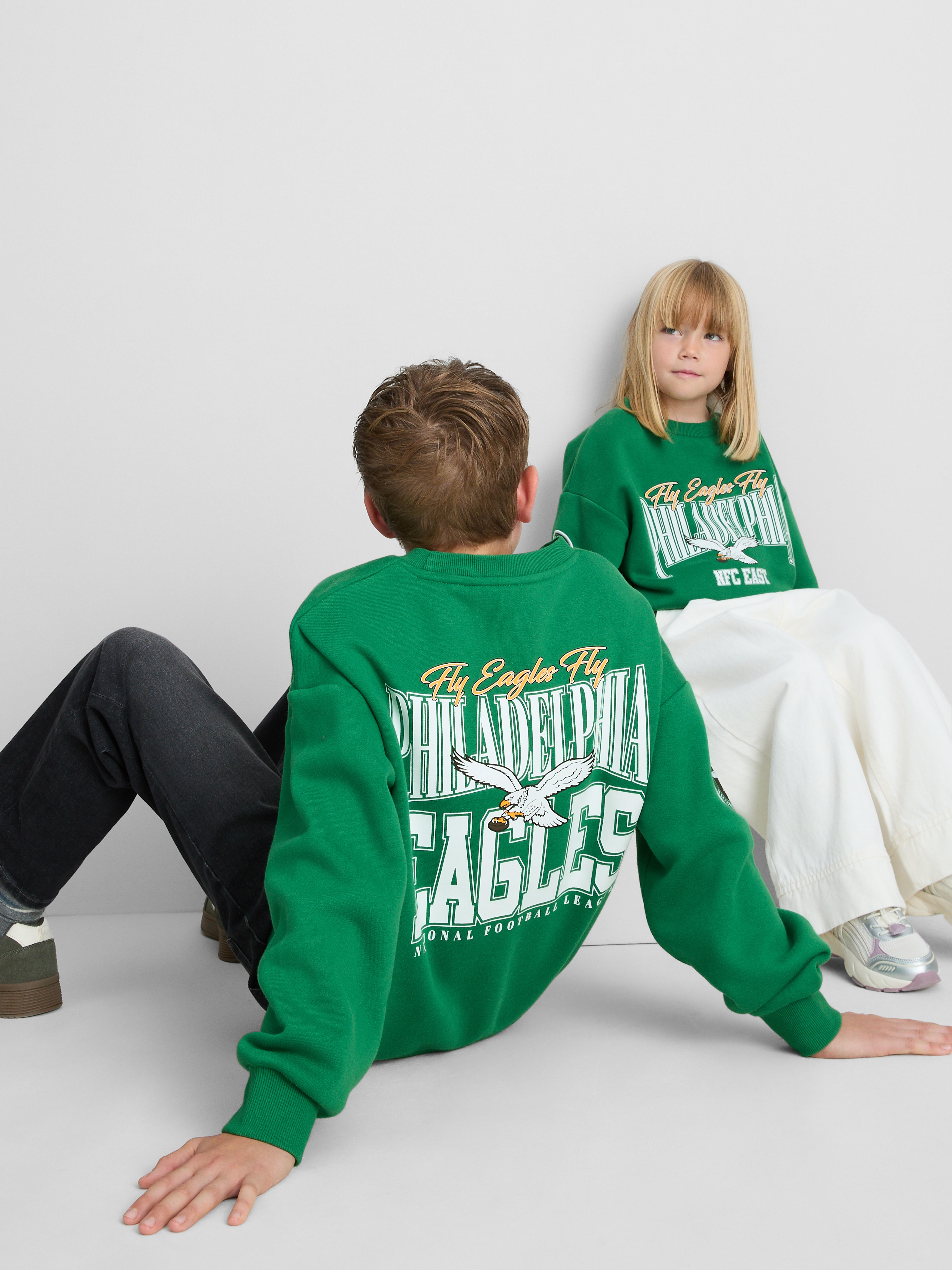 1-14yrs | NFL Philadelphia Eagles Cotton-Rich Sweatshirt