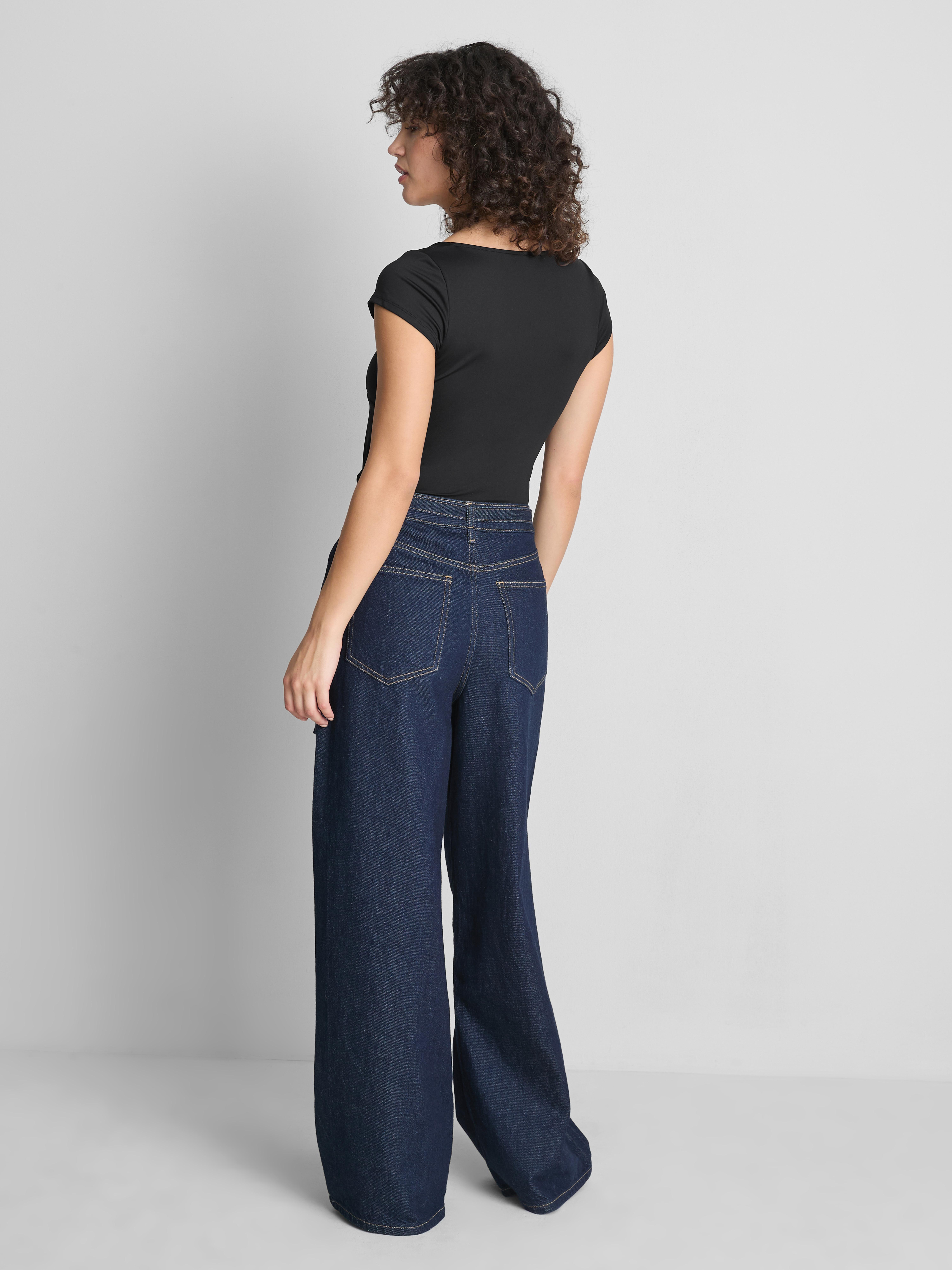 Cap-Sleeve Corset Top