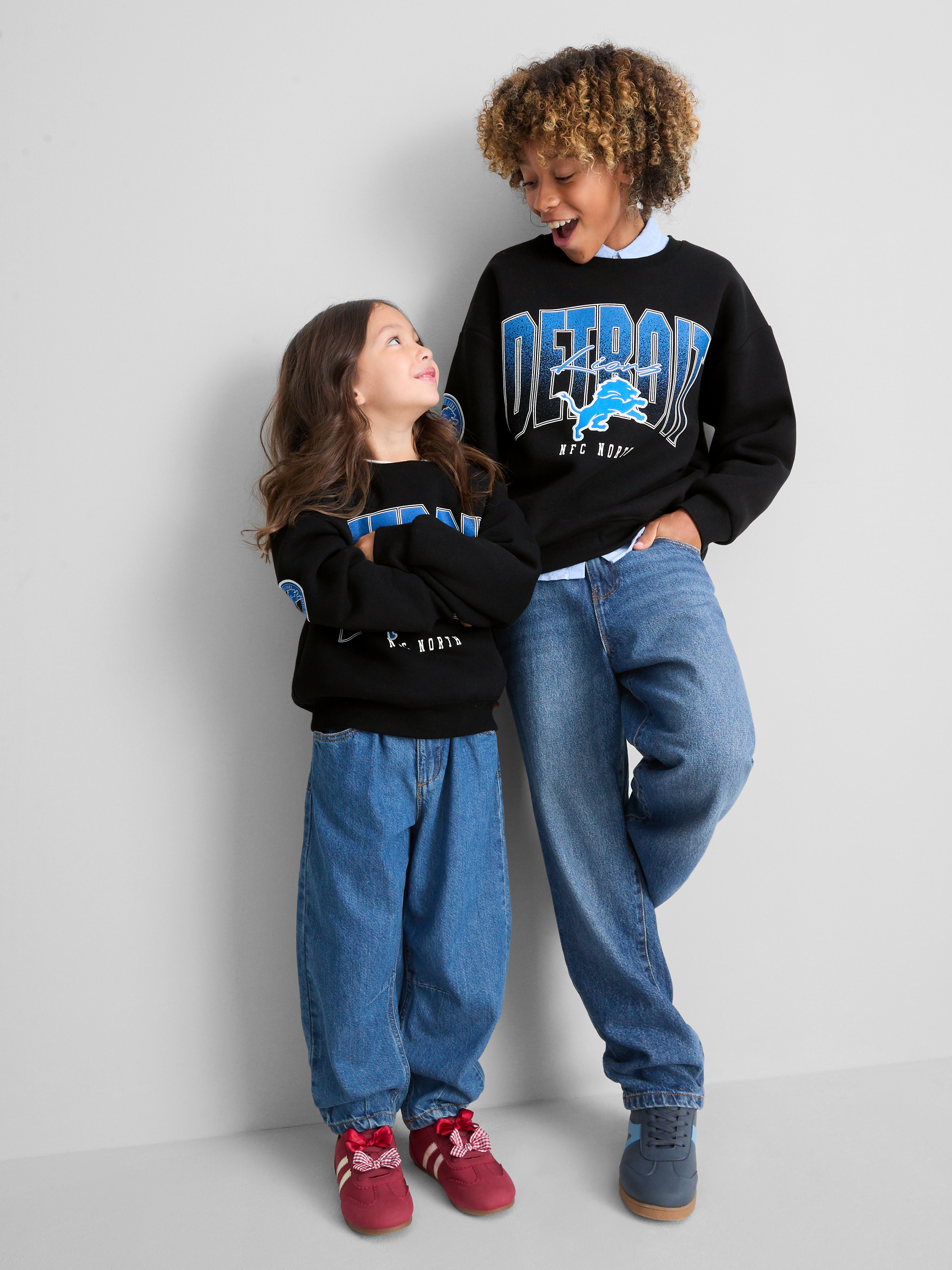 1-14yrs | NFL Detroit Lions Cotton-Rich Sweatshirt