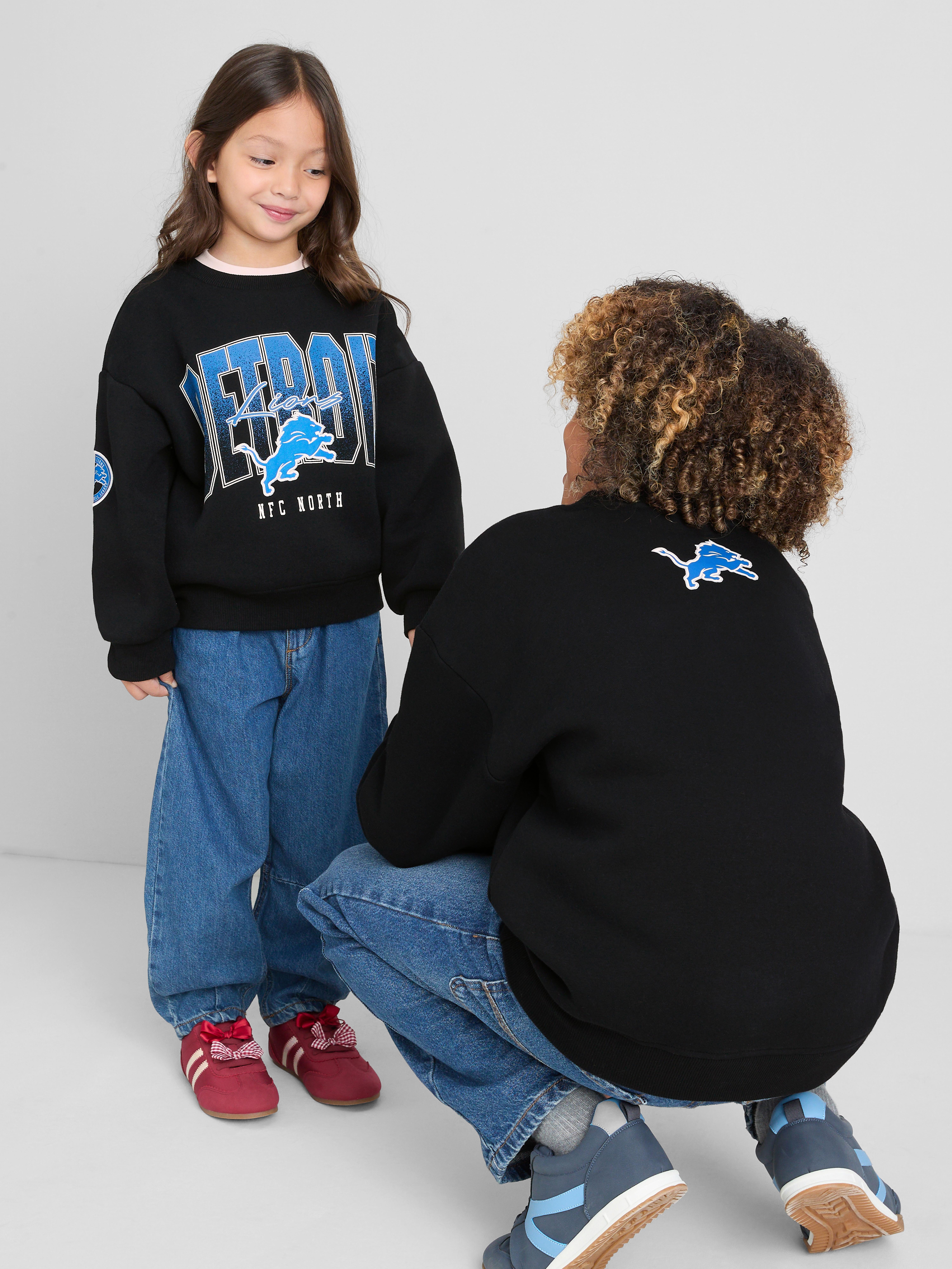 1-14yrs | NFL Detroit Lions Cotton-Rich Sweatshirt