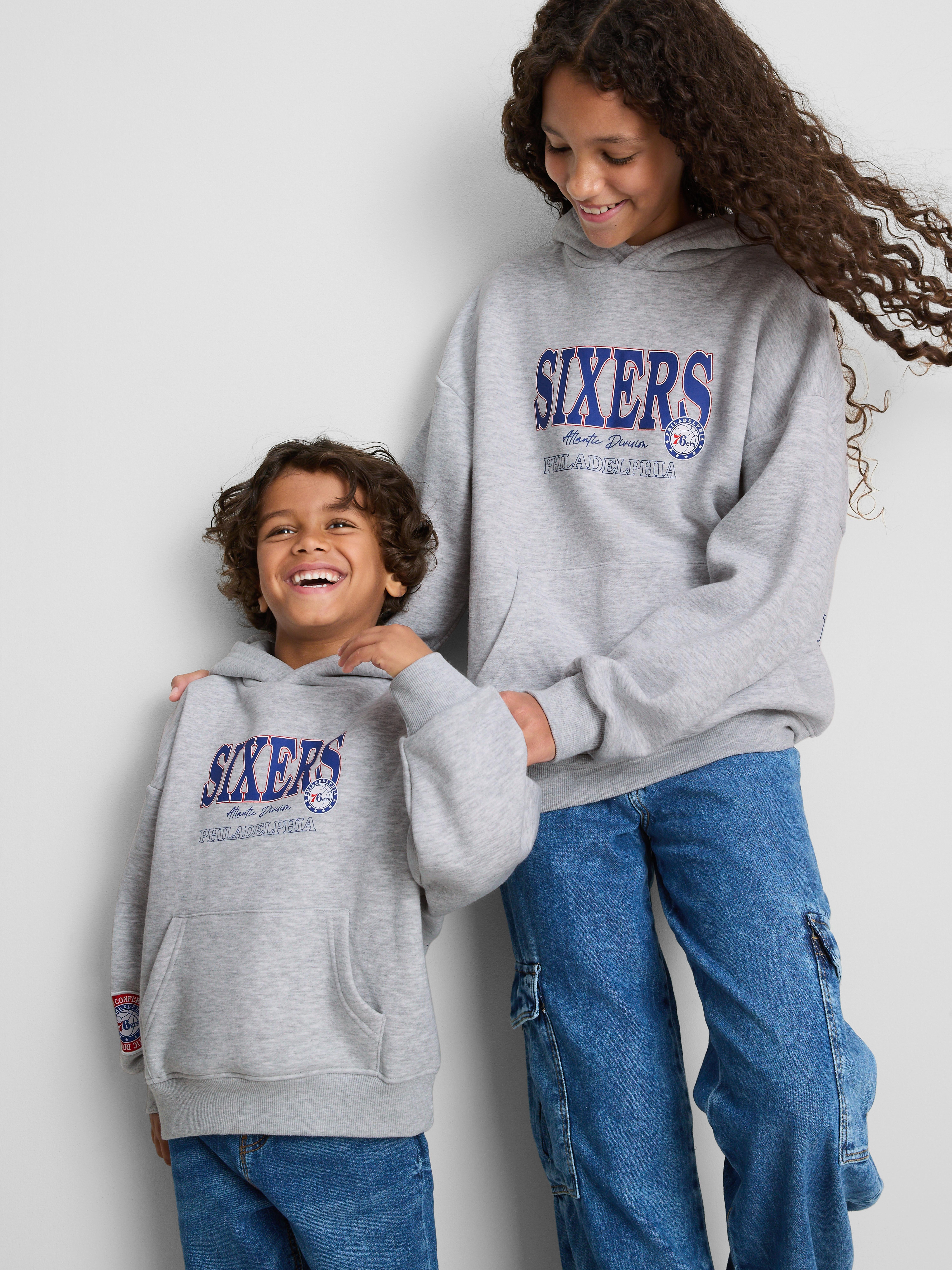 1-14yrs | NBA Philadelphia 76ers Cotton-Rich Hoodie