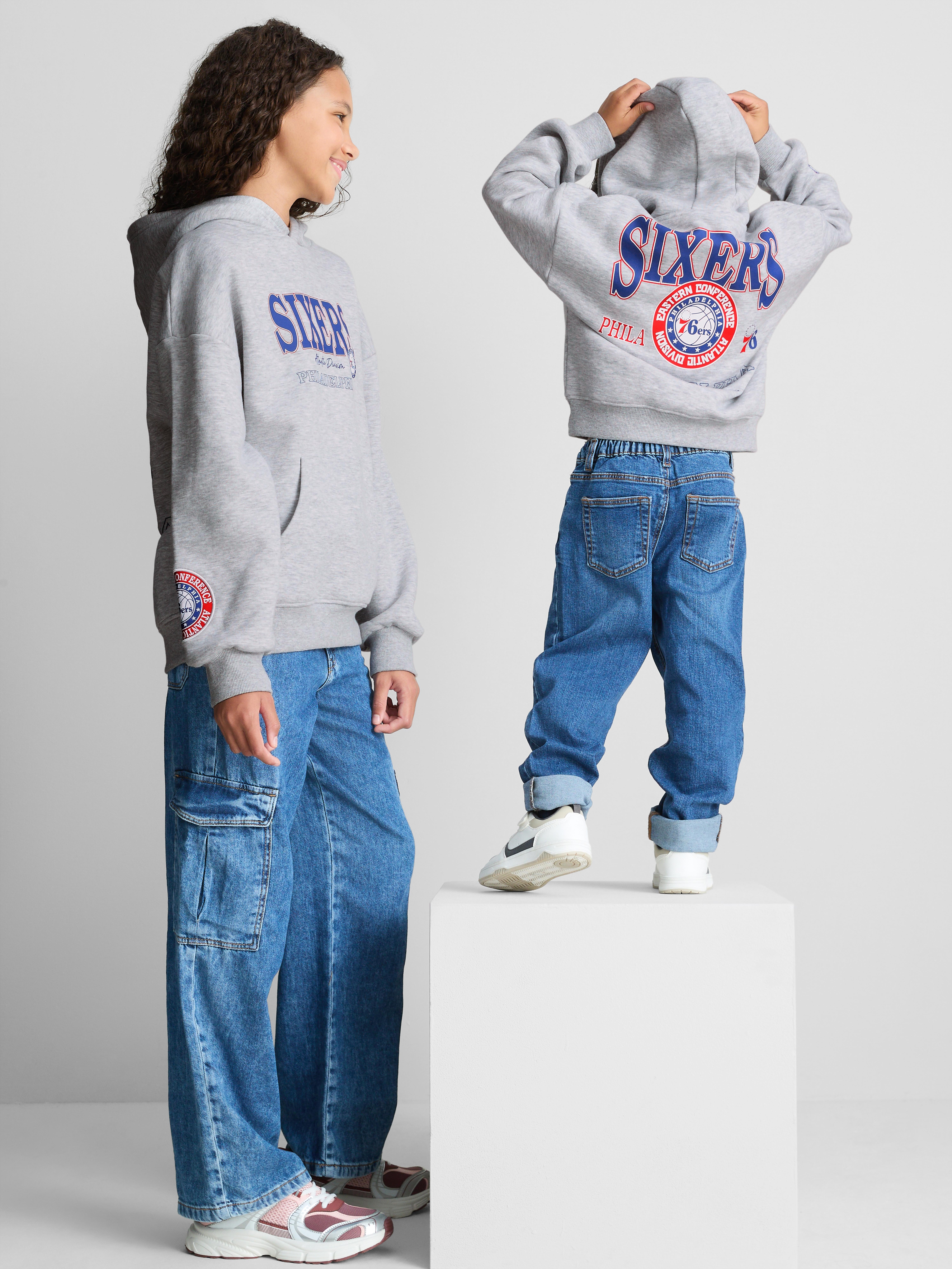 1-14yrs | NBA Philadelphia 76ers Cotton-Rich Hoodie