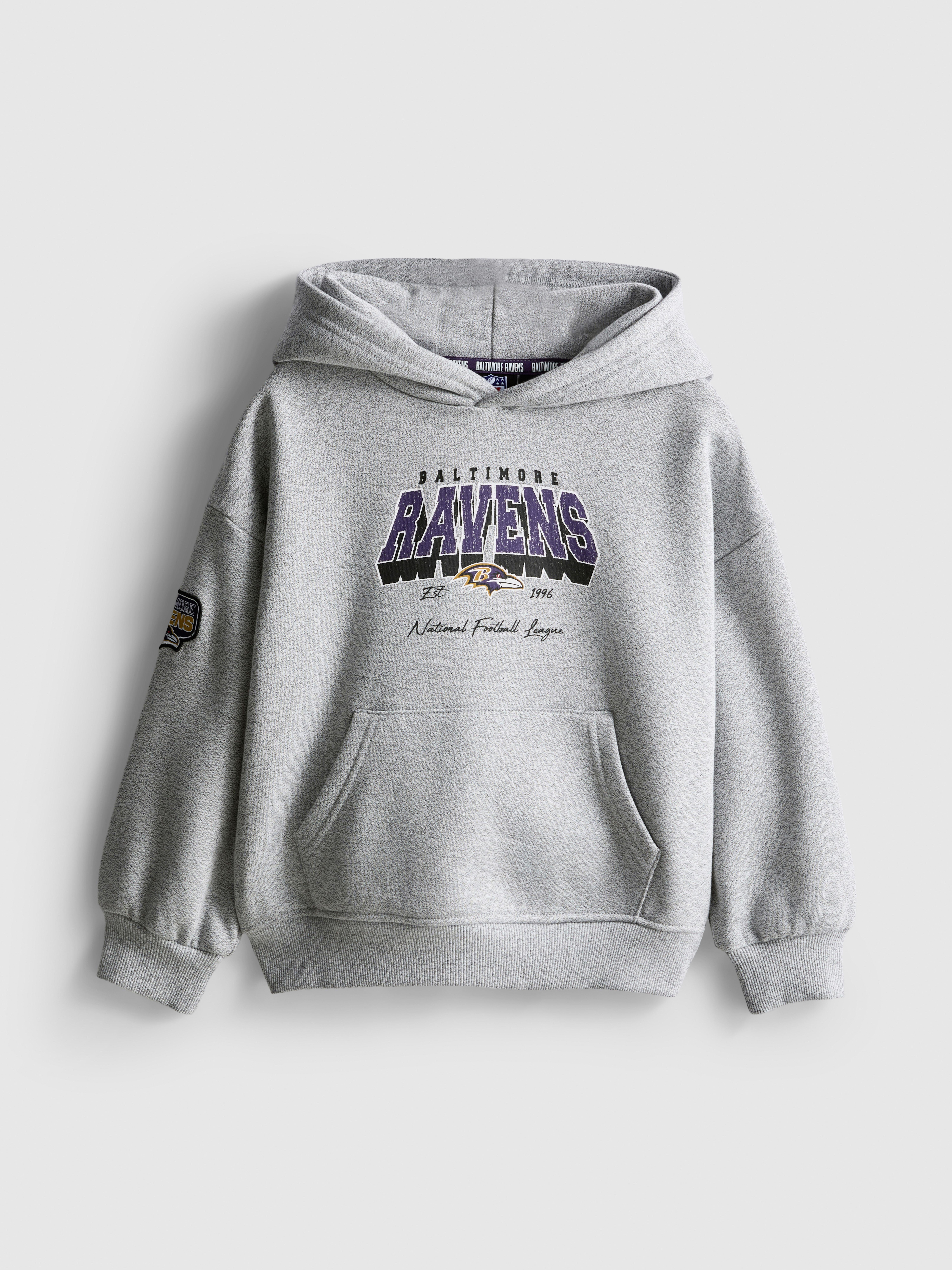 1-14yrs | NFL Baltimore Ravens Cotton-Rich Hoodie