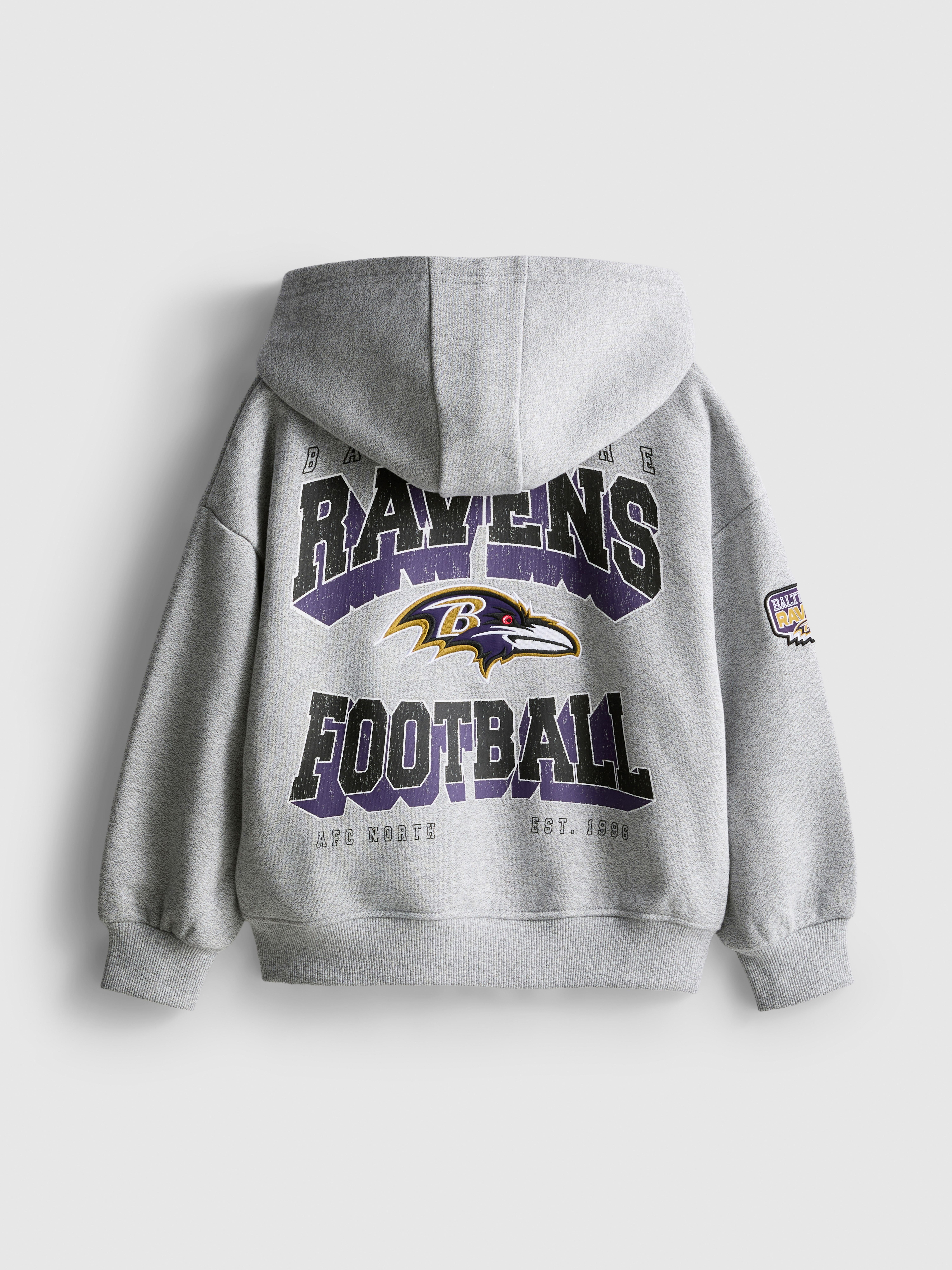 1-14yrs | NFL Baltimore Ravens Cotton-Rich Hoodie