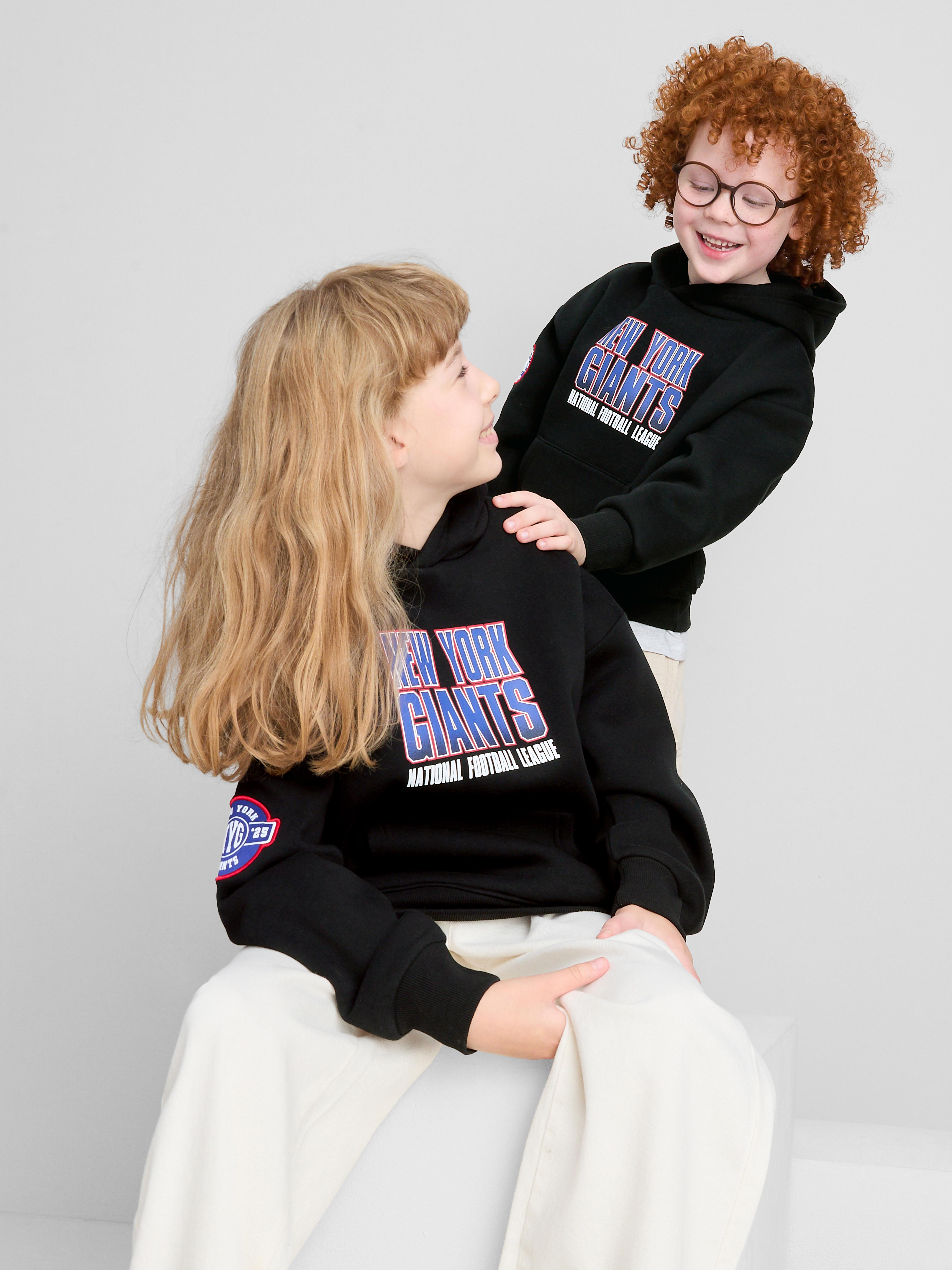 1-14yrs | NFL New York Giants Cotton-Rich Hoodie