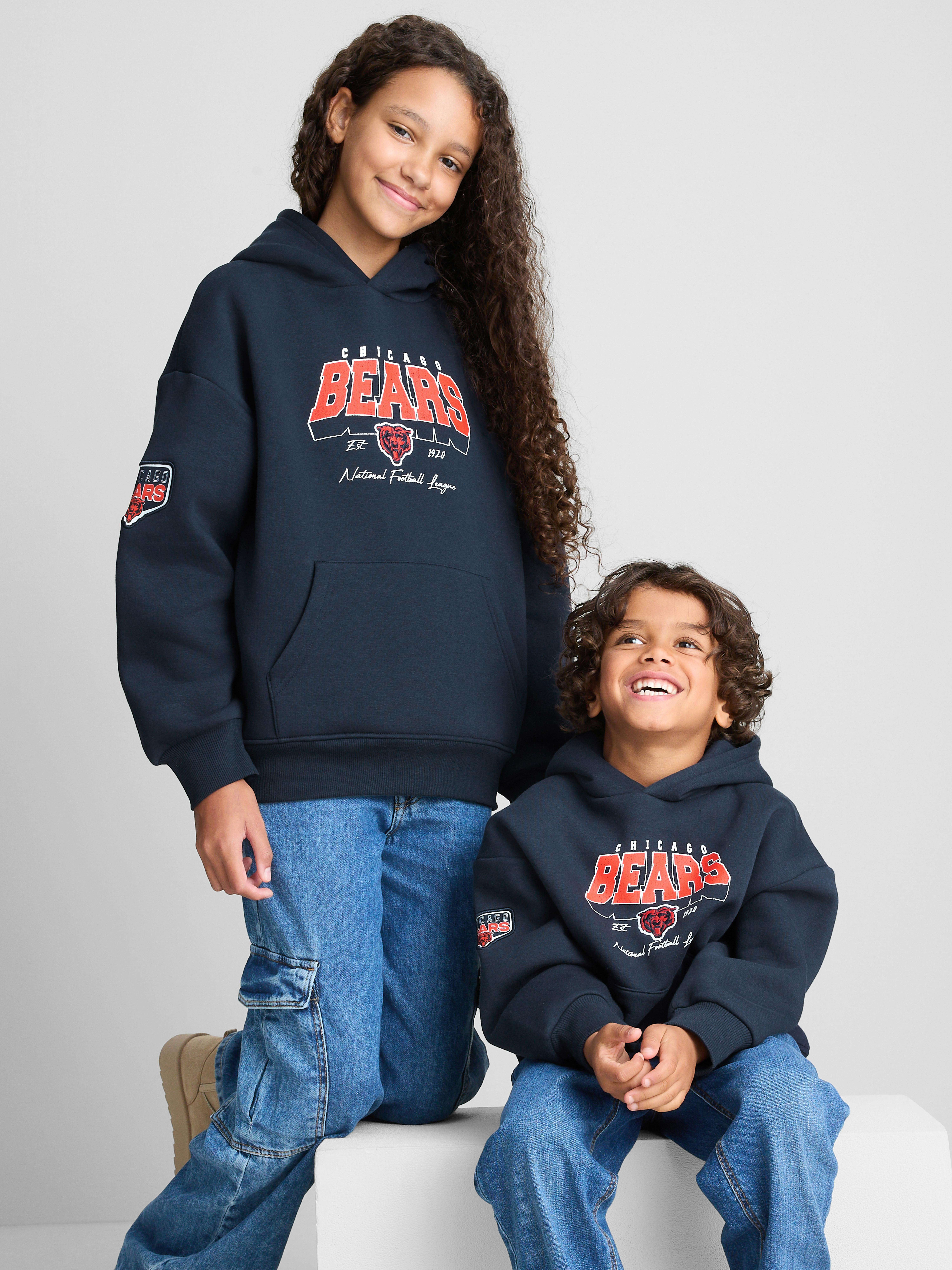 1-14yrs | NFL Chicago Bears Cotton-Rich Hoodie