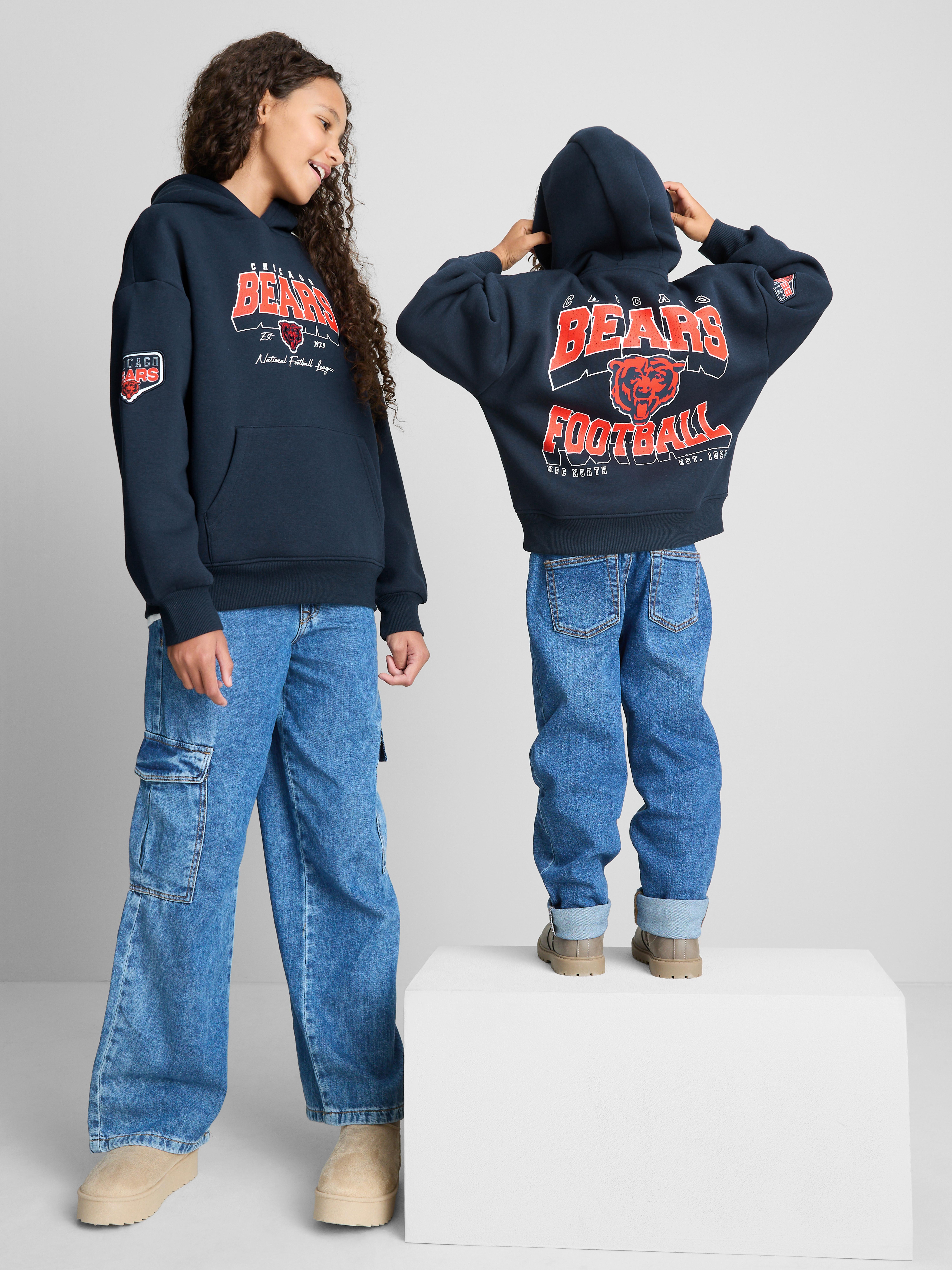 1-14yrs | NFL Chicago Bears Cotton-Rich Hoodie