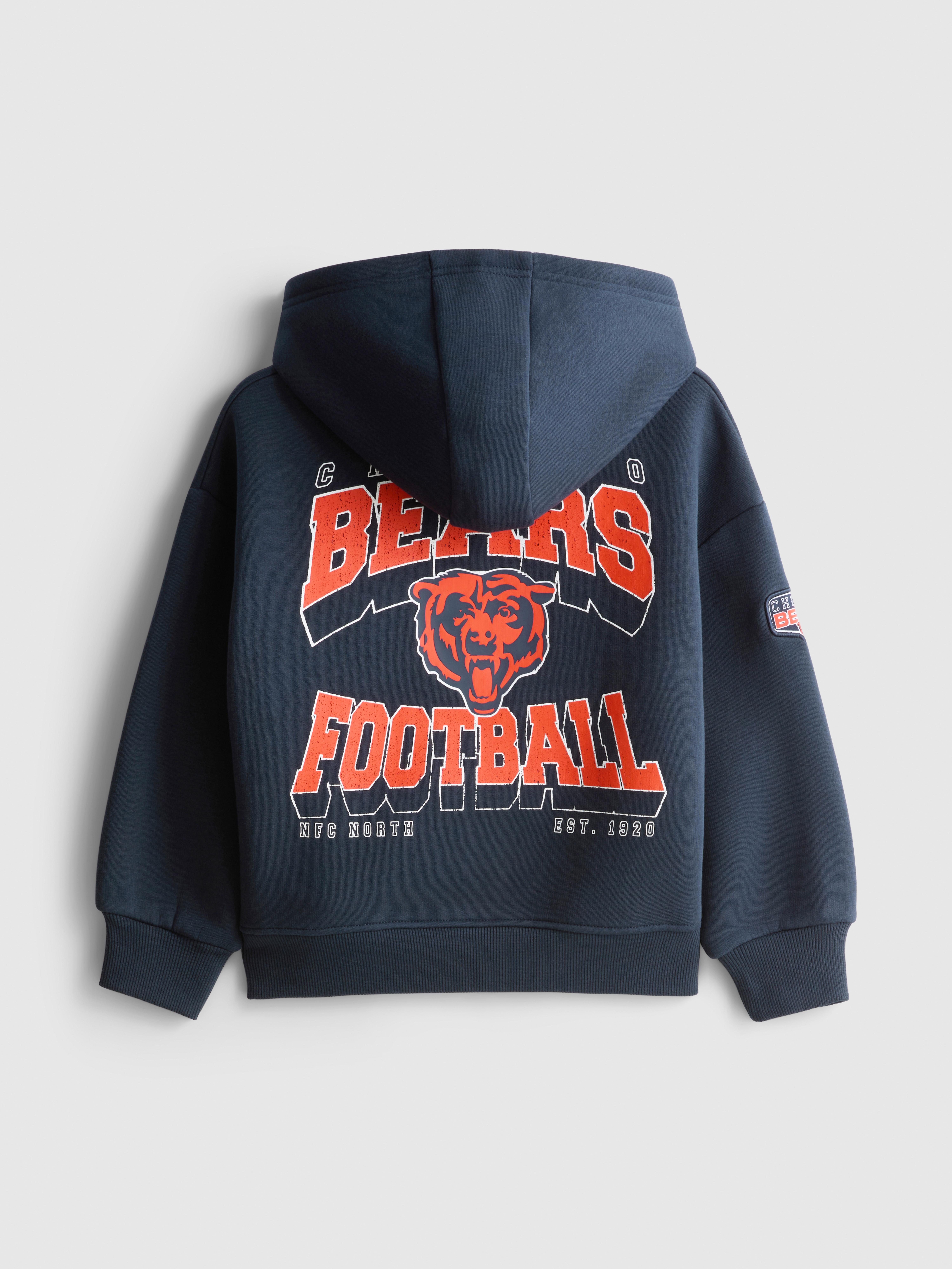 1-14yrs | NFL Chicago Bears Cotton-Rich Hoodie