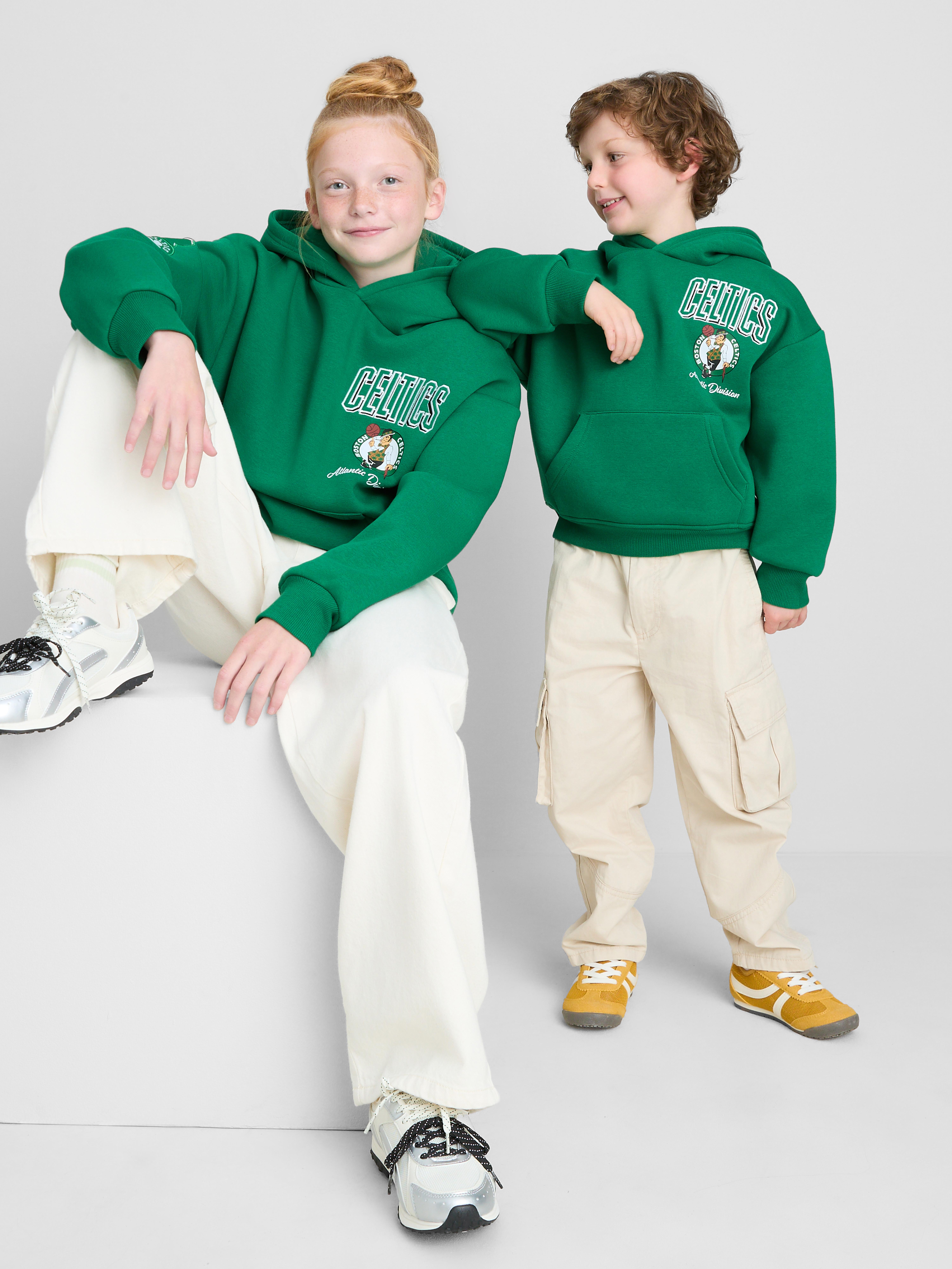 1-14yrs | NBA Boston Celtics Cotton-Rich Hoodie