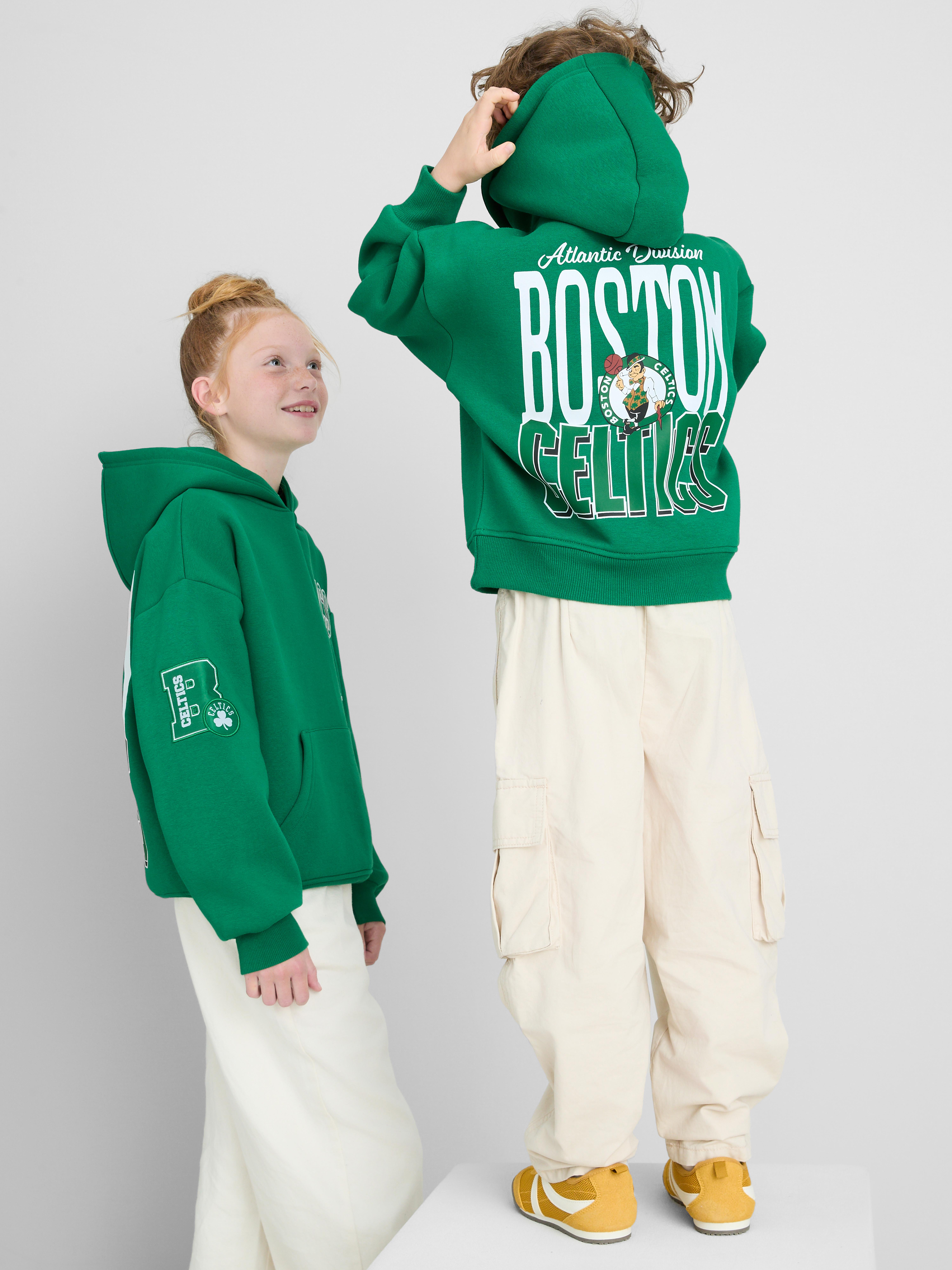 1-14yrs | NBA Boston Celtics Cotton-Rich Hoodie