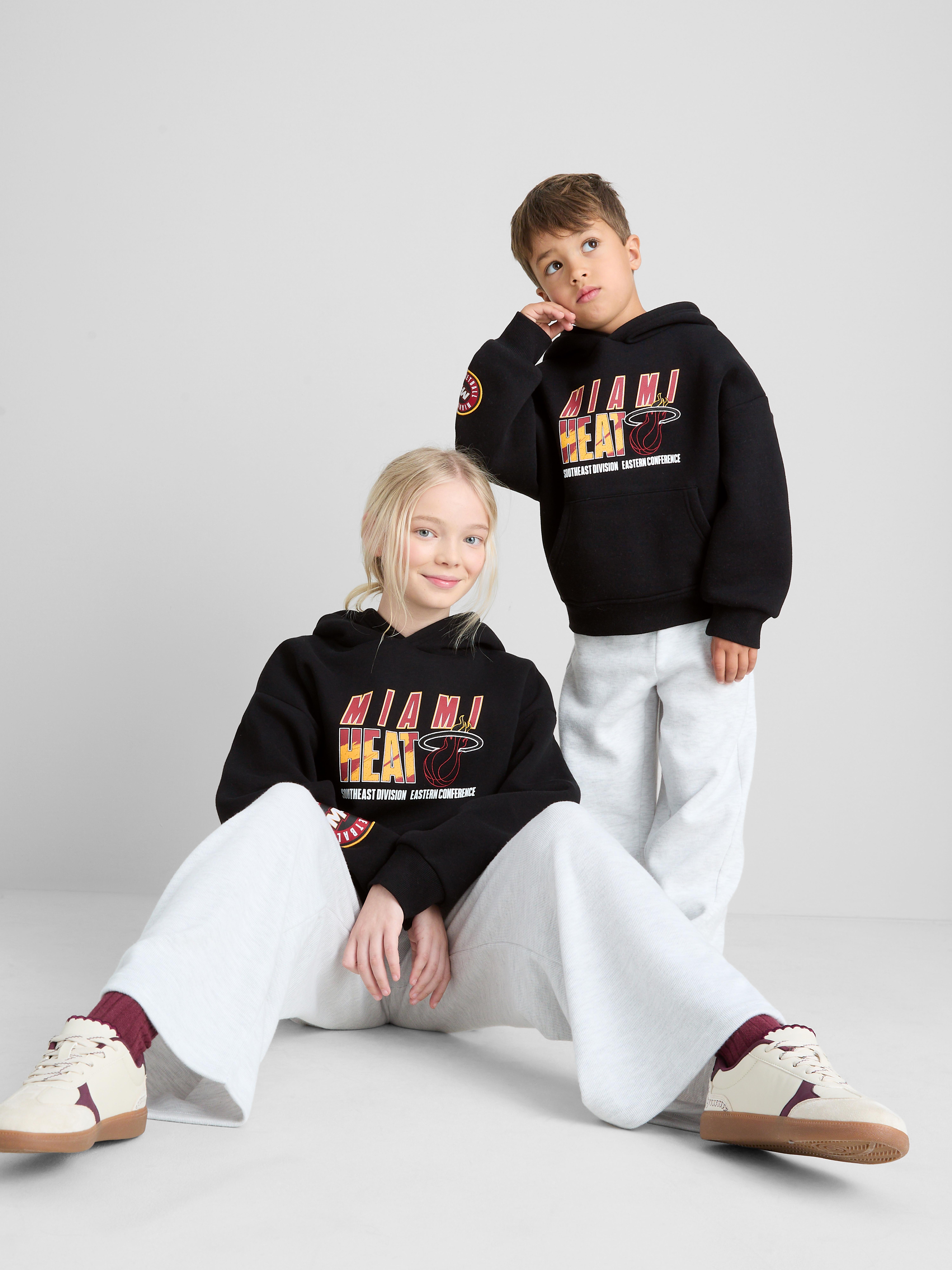 1-14yrs | NBA Miami Heat Cotton-Rich Hoodie