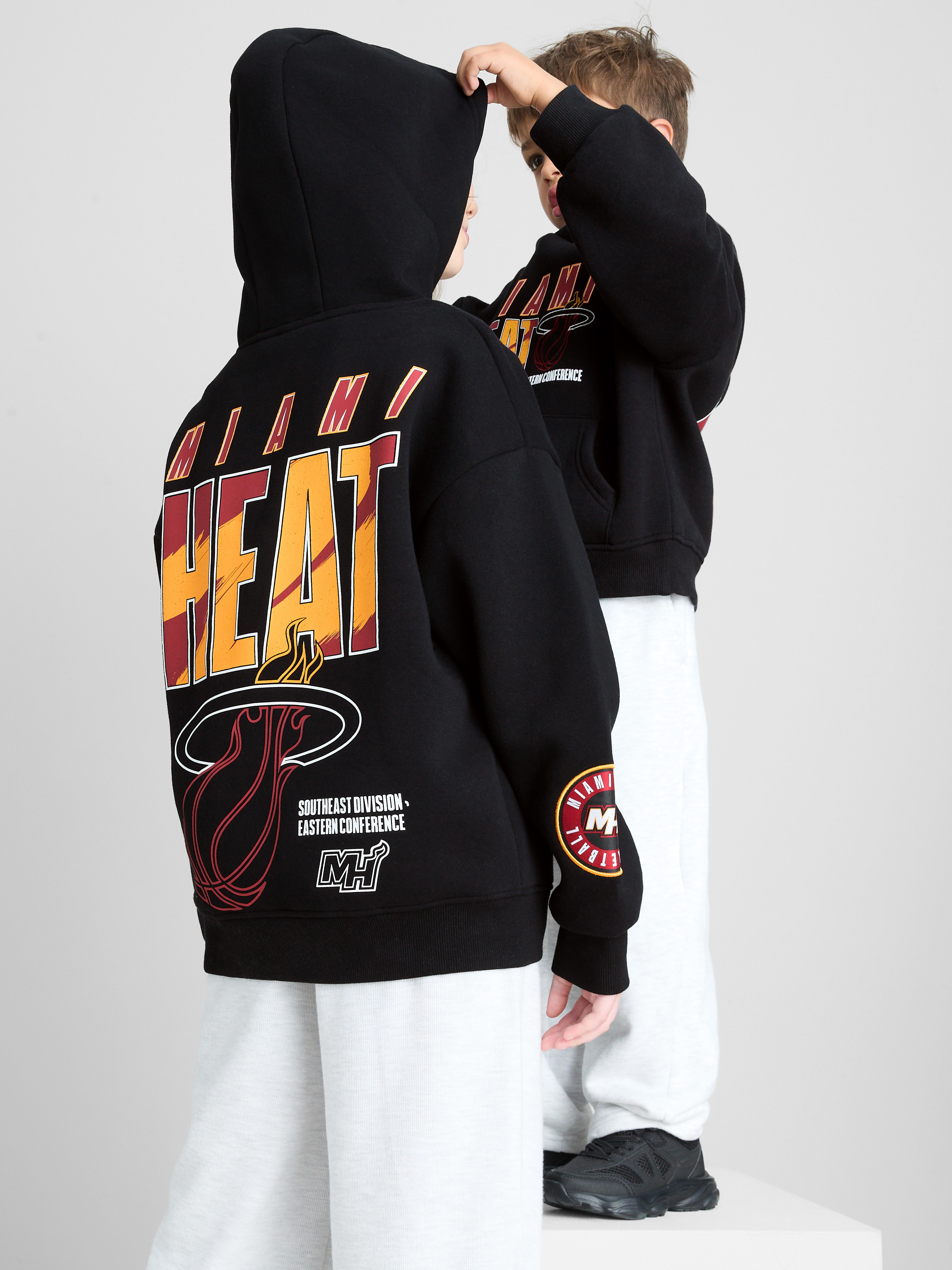1-14yrs | NBA Miami Heat Cotton-Rich Hoodie