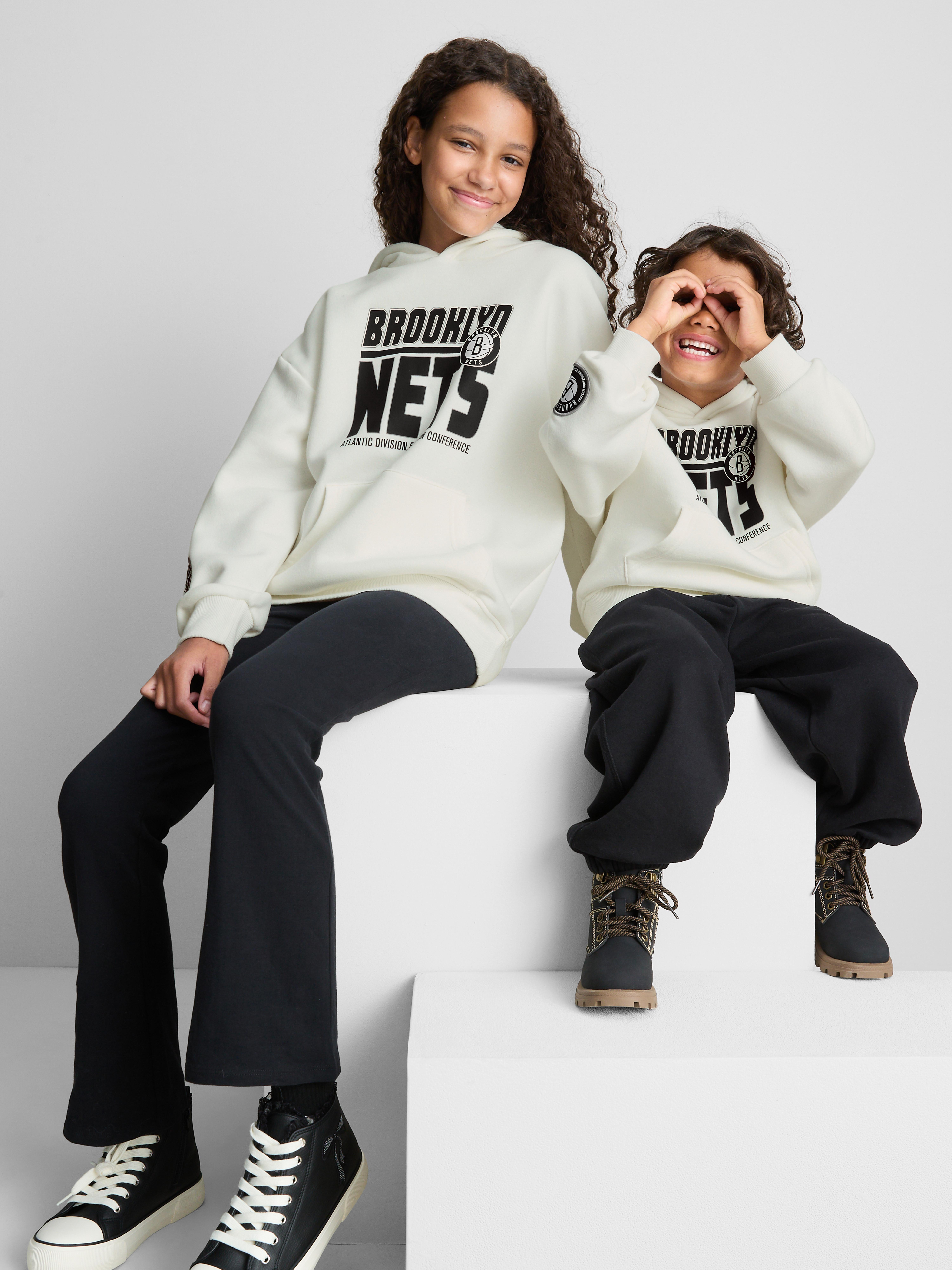 1-14yrs | NBA Brooklyn Nets Cotton-Rich Hoodie