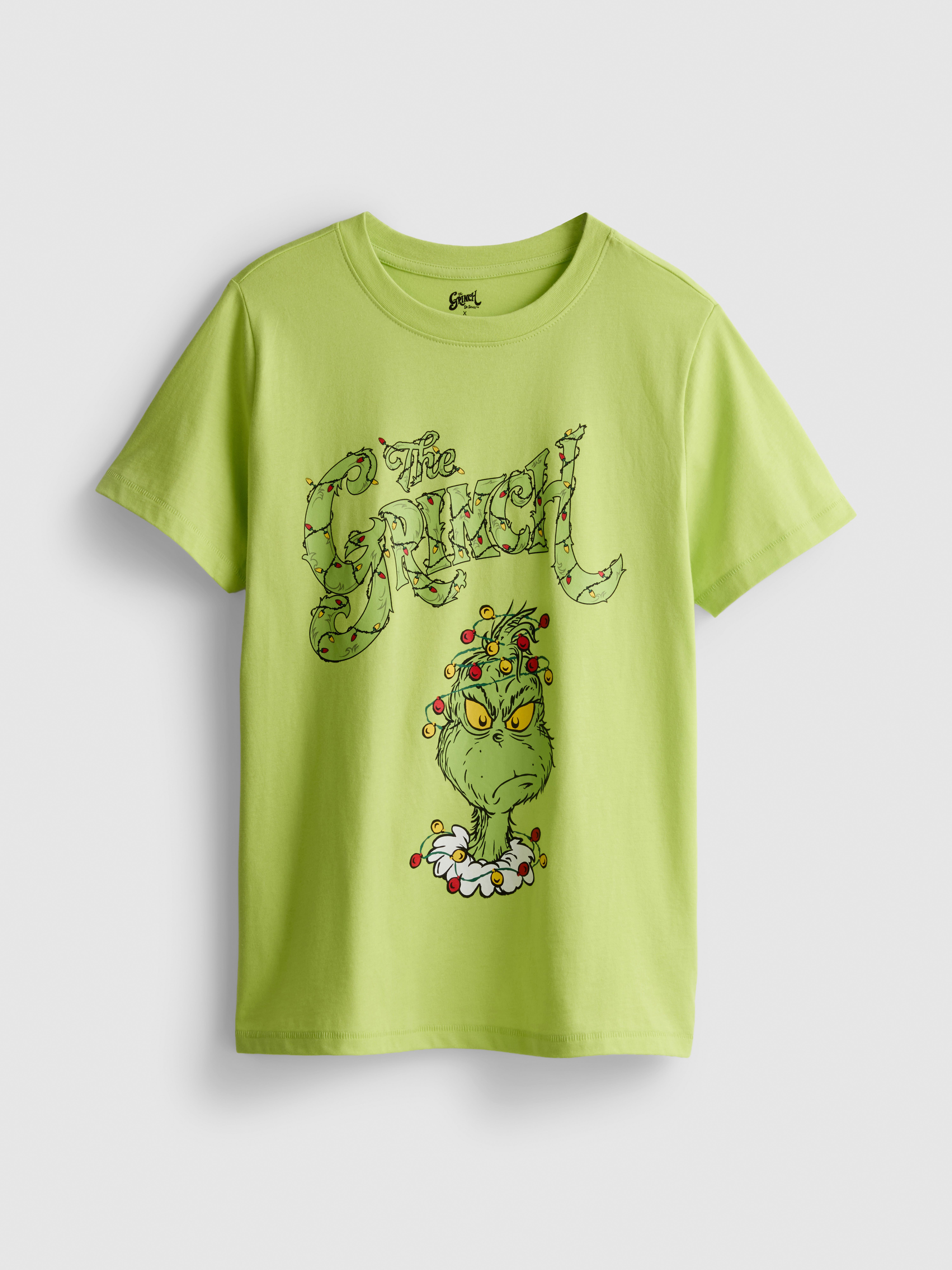 The Grinch Pure Cotton Christmas Graphic Tee
