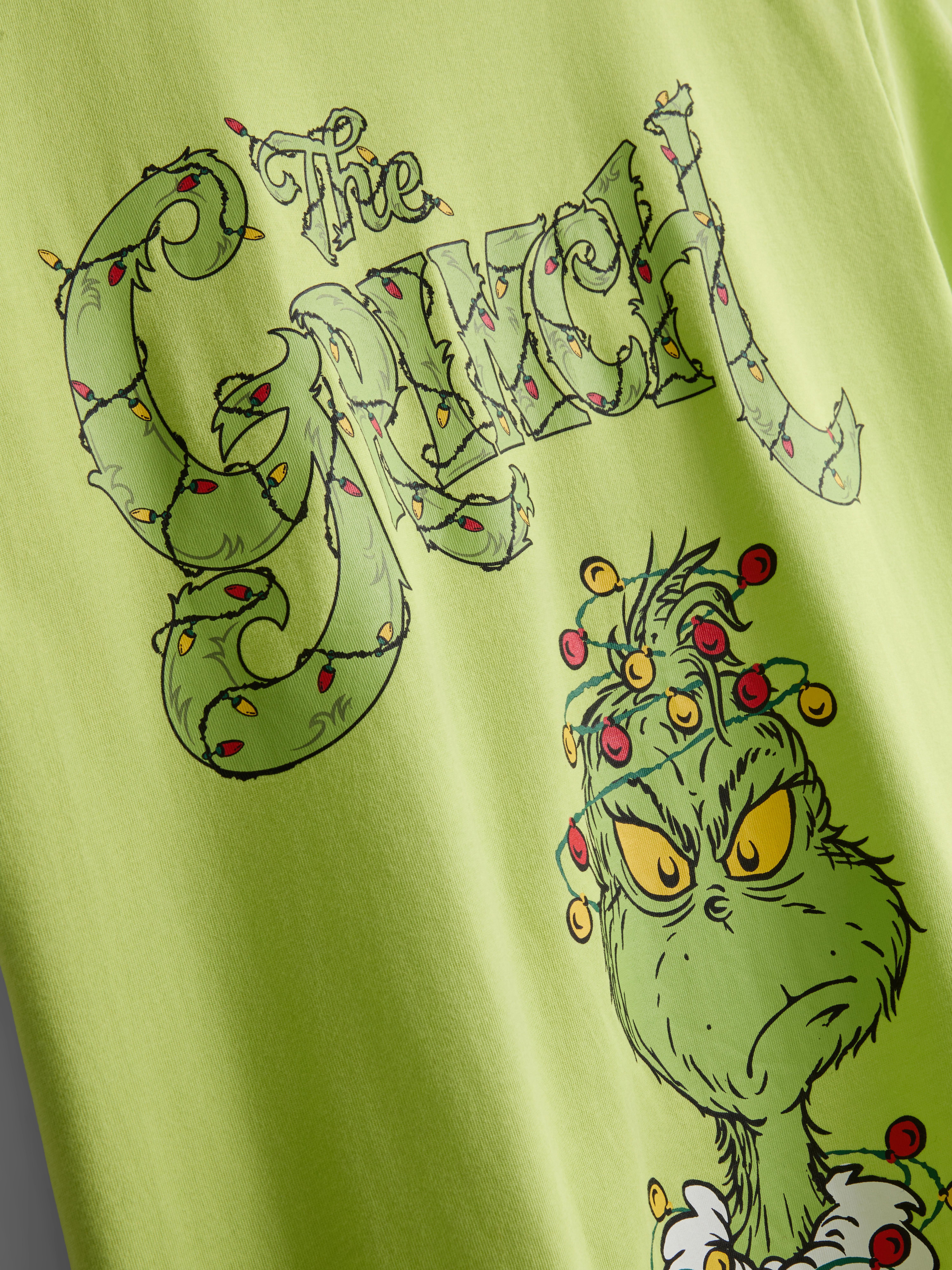 The Grinch Pure Cotton Christmas Graphic Tee