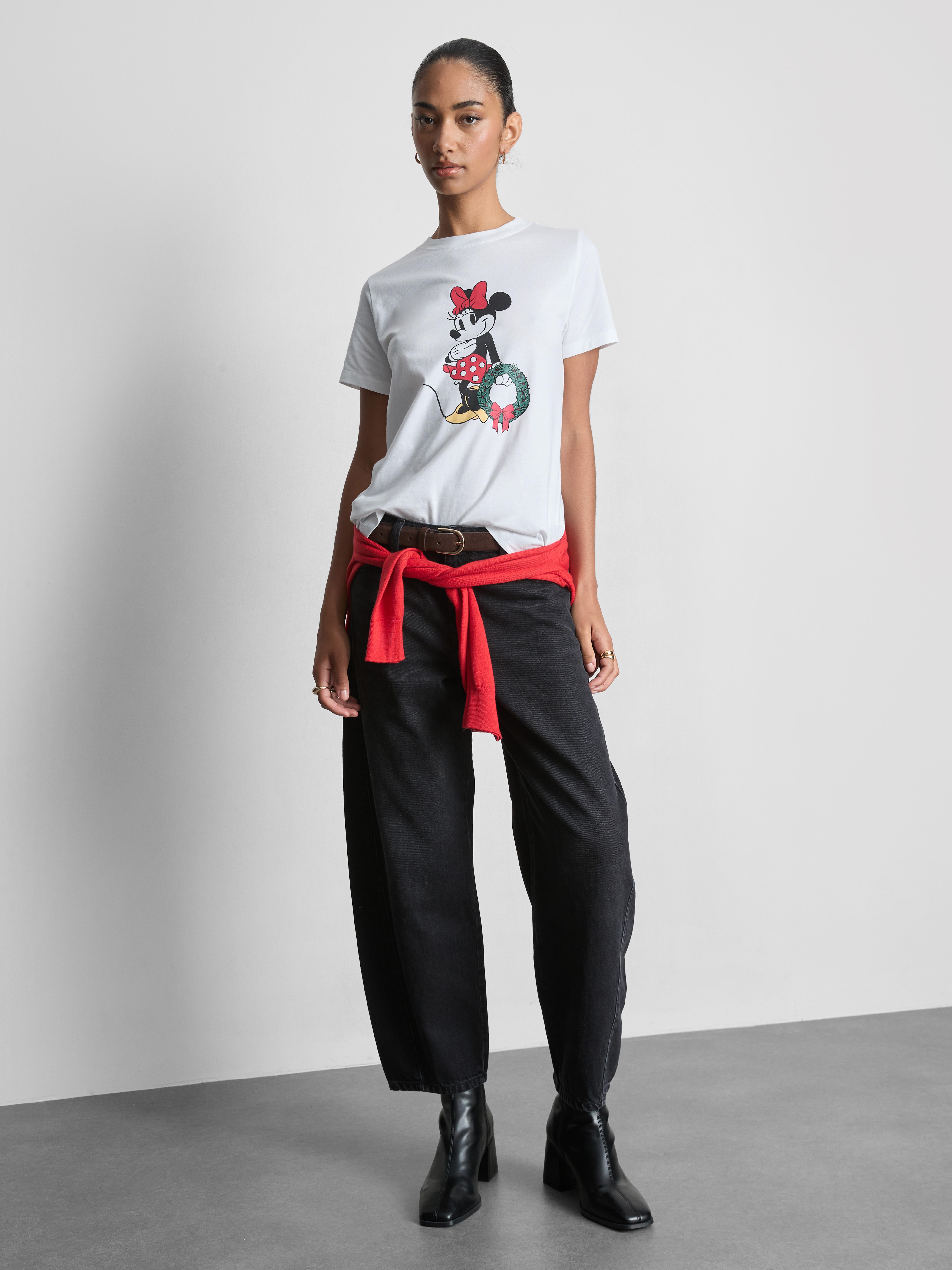 Disney's Minnie Mouse Christmas Pure Cotton Graphic Tee