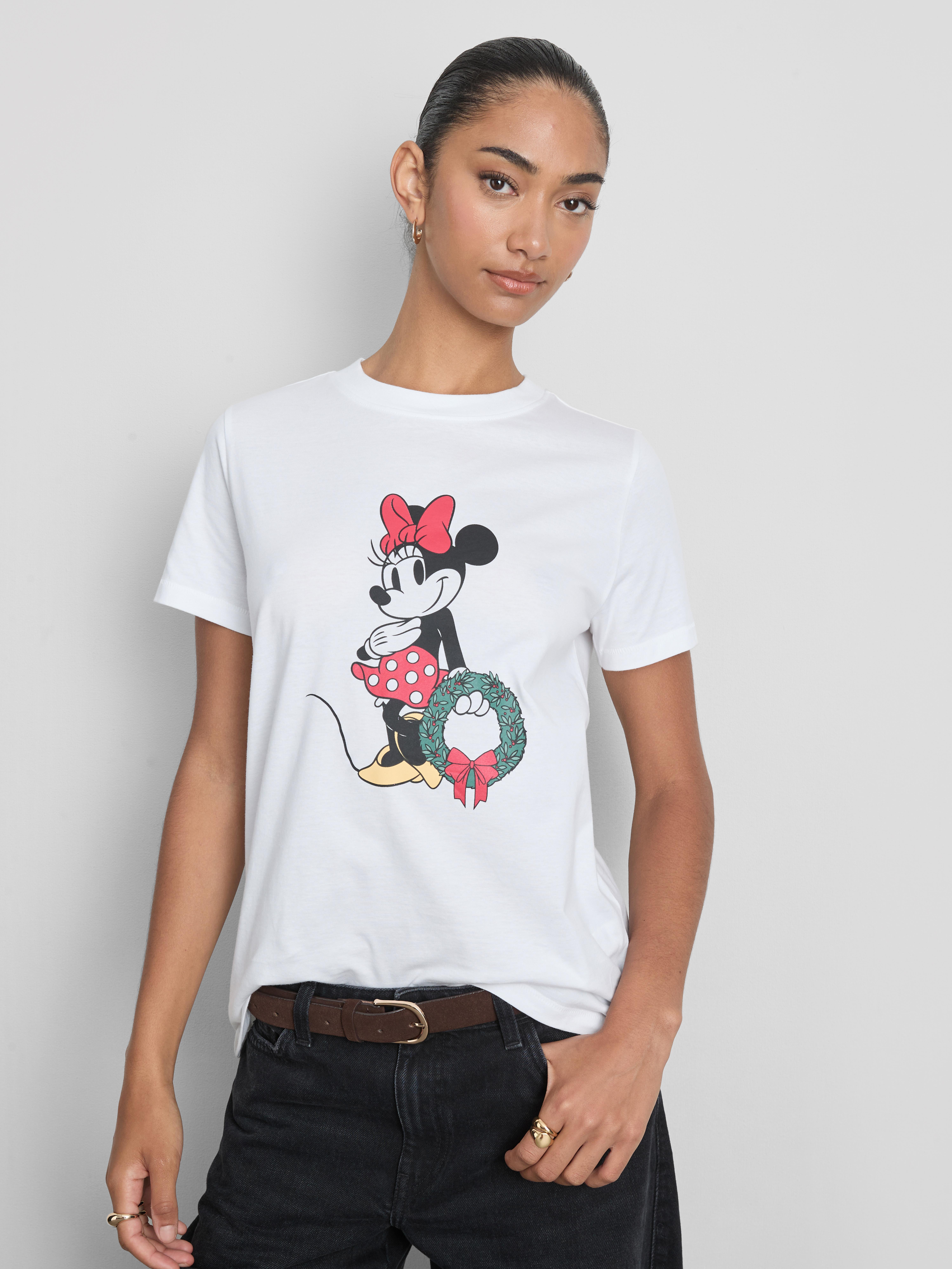 Disney's Minnie Mouse Christmas Pure Cotton Graphic Tee