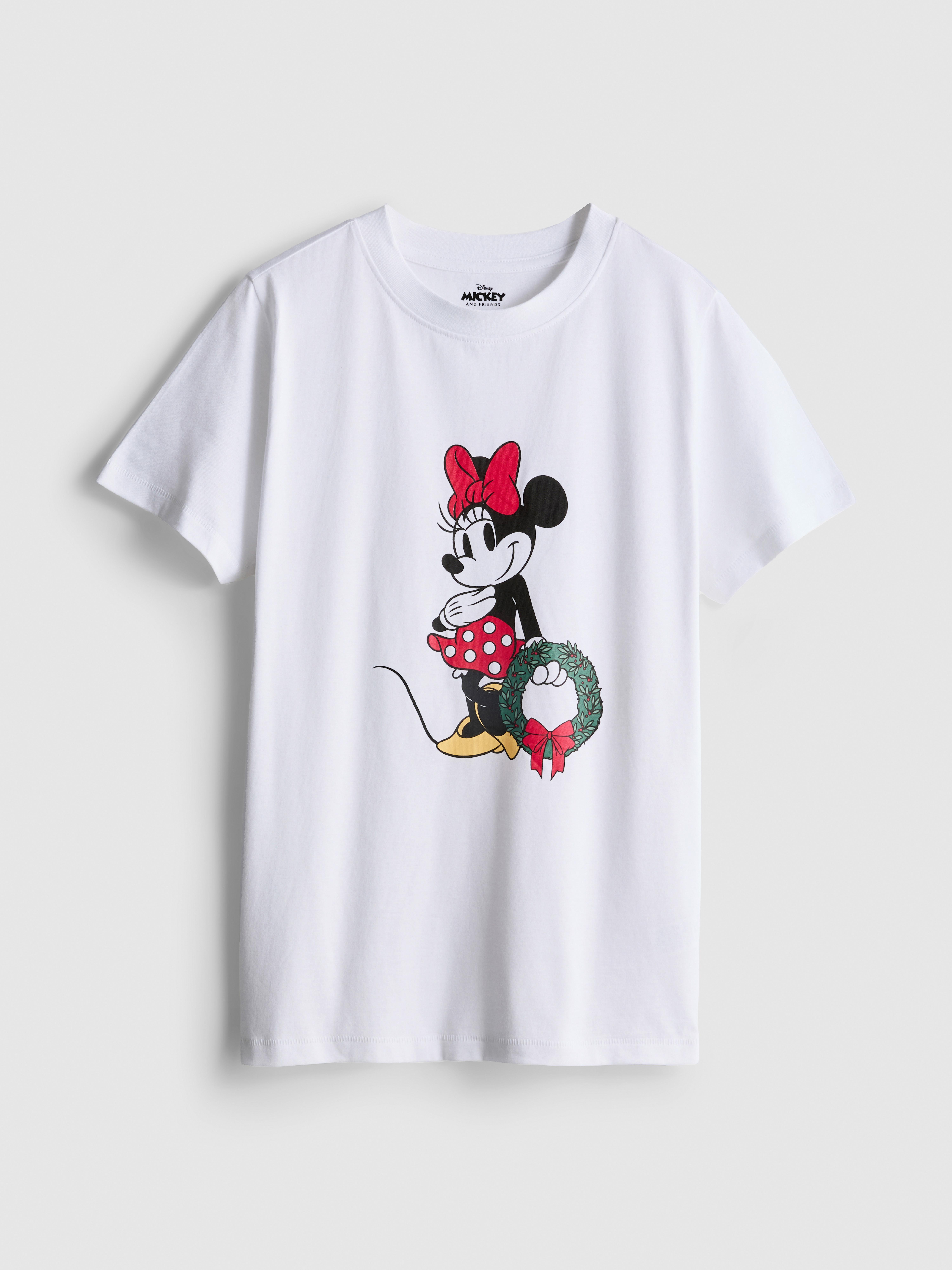 Disney's Minnie Mouse Christmas Pure Cotton Graphic Tee