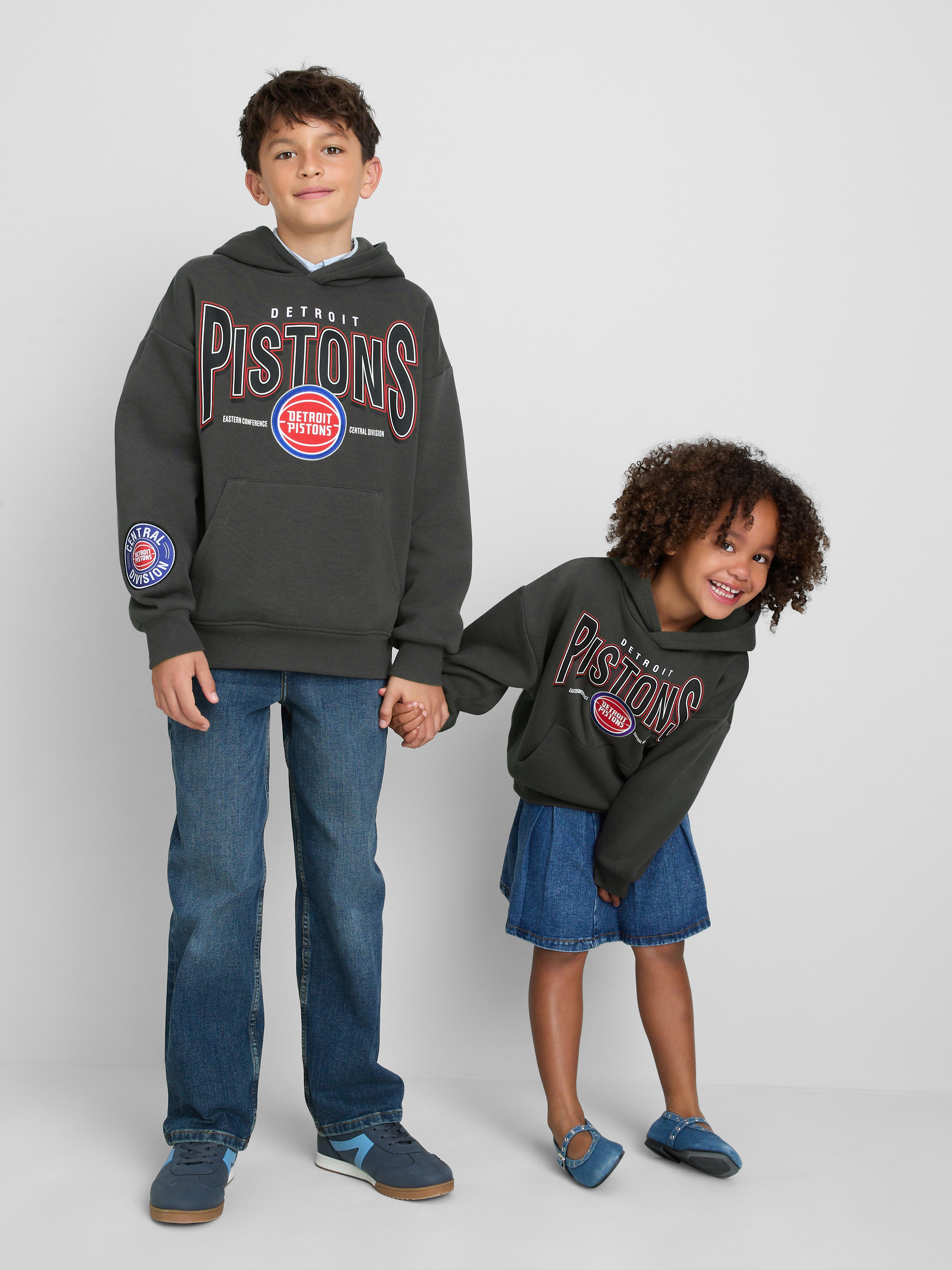 1-14yrs | NBA Detroit Pistons Cotton-Rich Hoodie