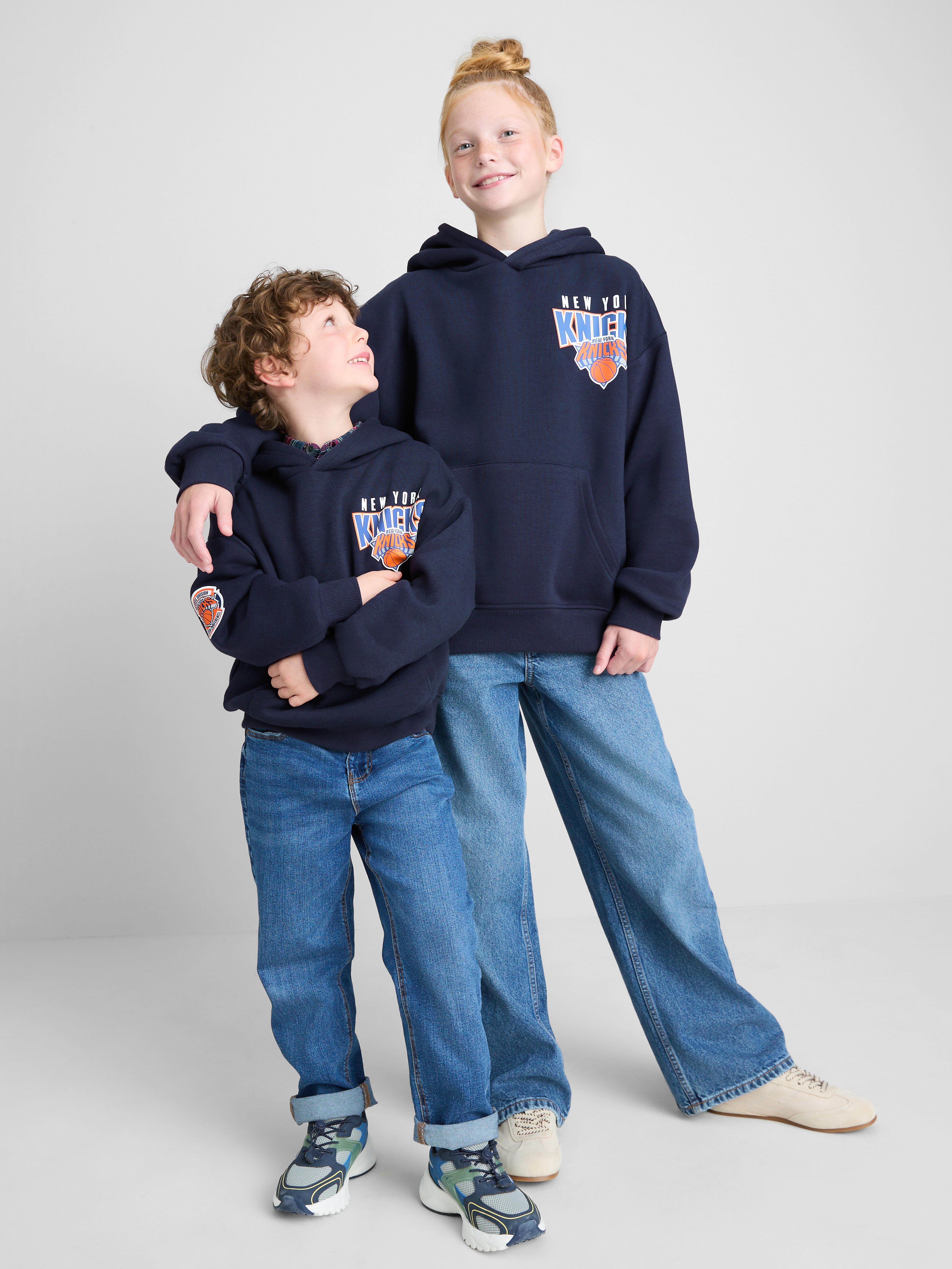 1-14yrs | NBA New York Knicks Cotton-Rich Hoodie