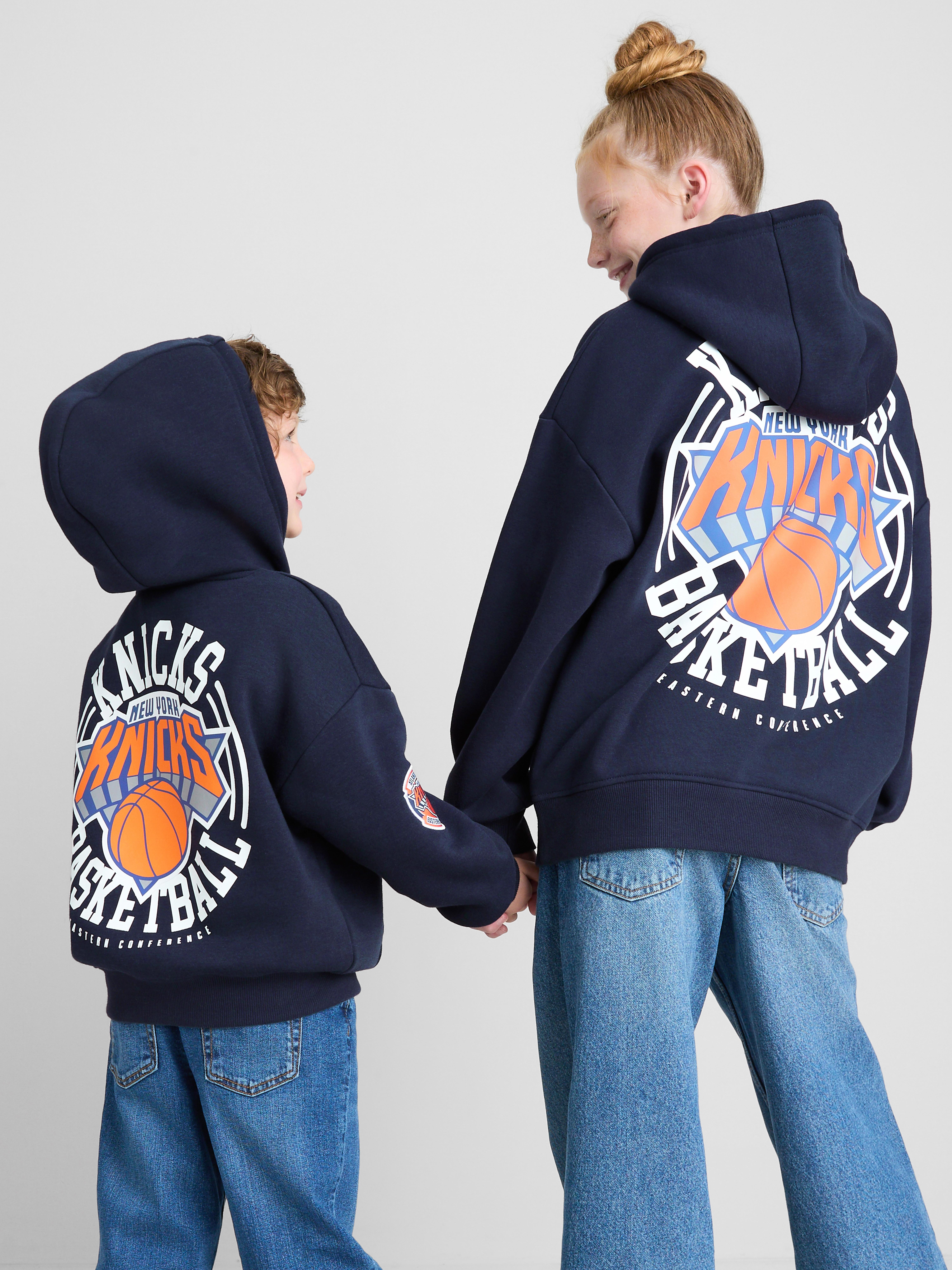 1-14yrs | NBA New York Knicks Cotton-Rich Hoodie
