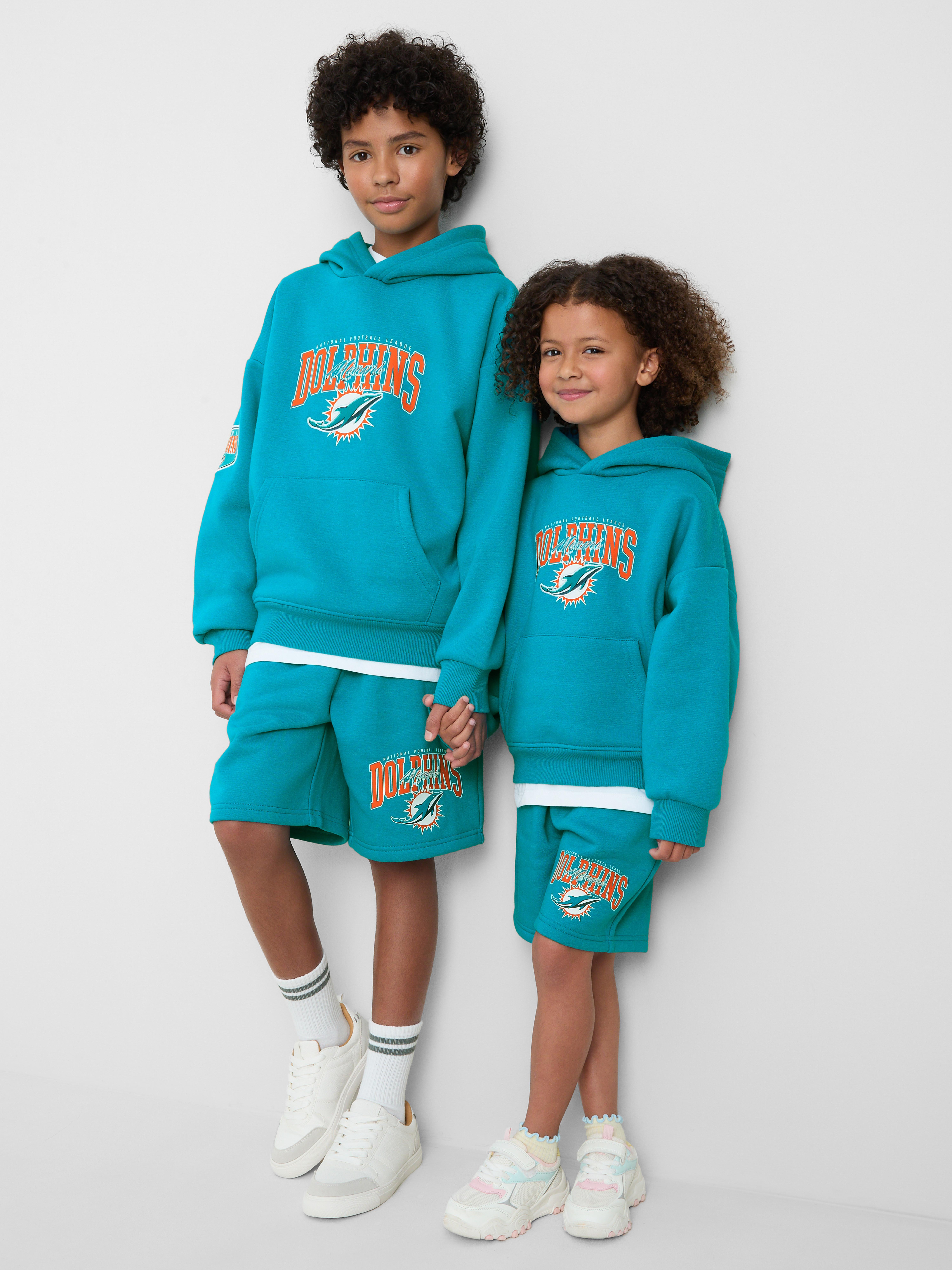 1-14yrs | NFL Miami Dolphins Cotton-Rich Hoodie