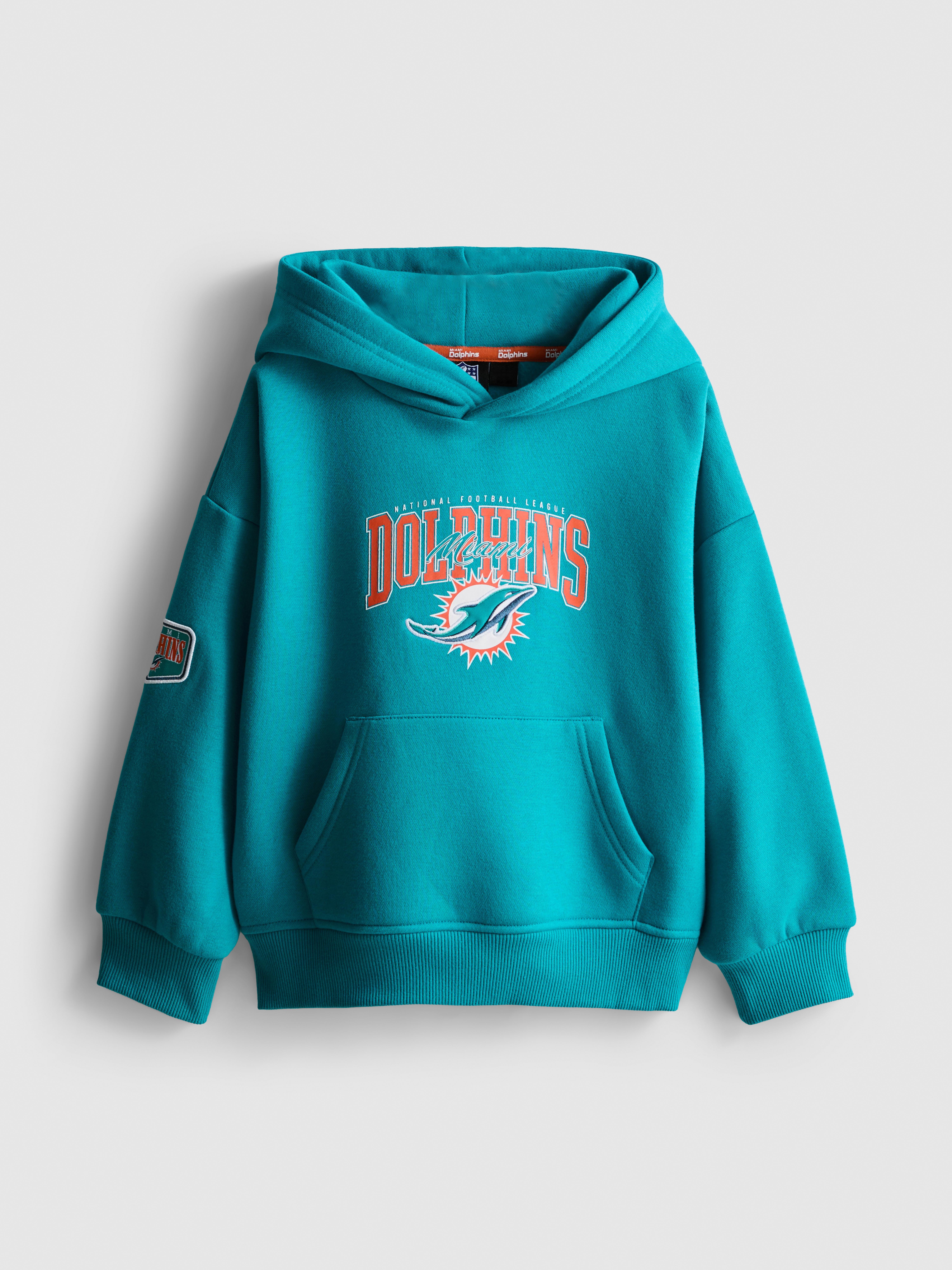 1-14yrs | NFL Miami Dolphins Cotton-Rich Hoodie