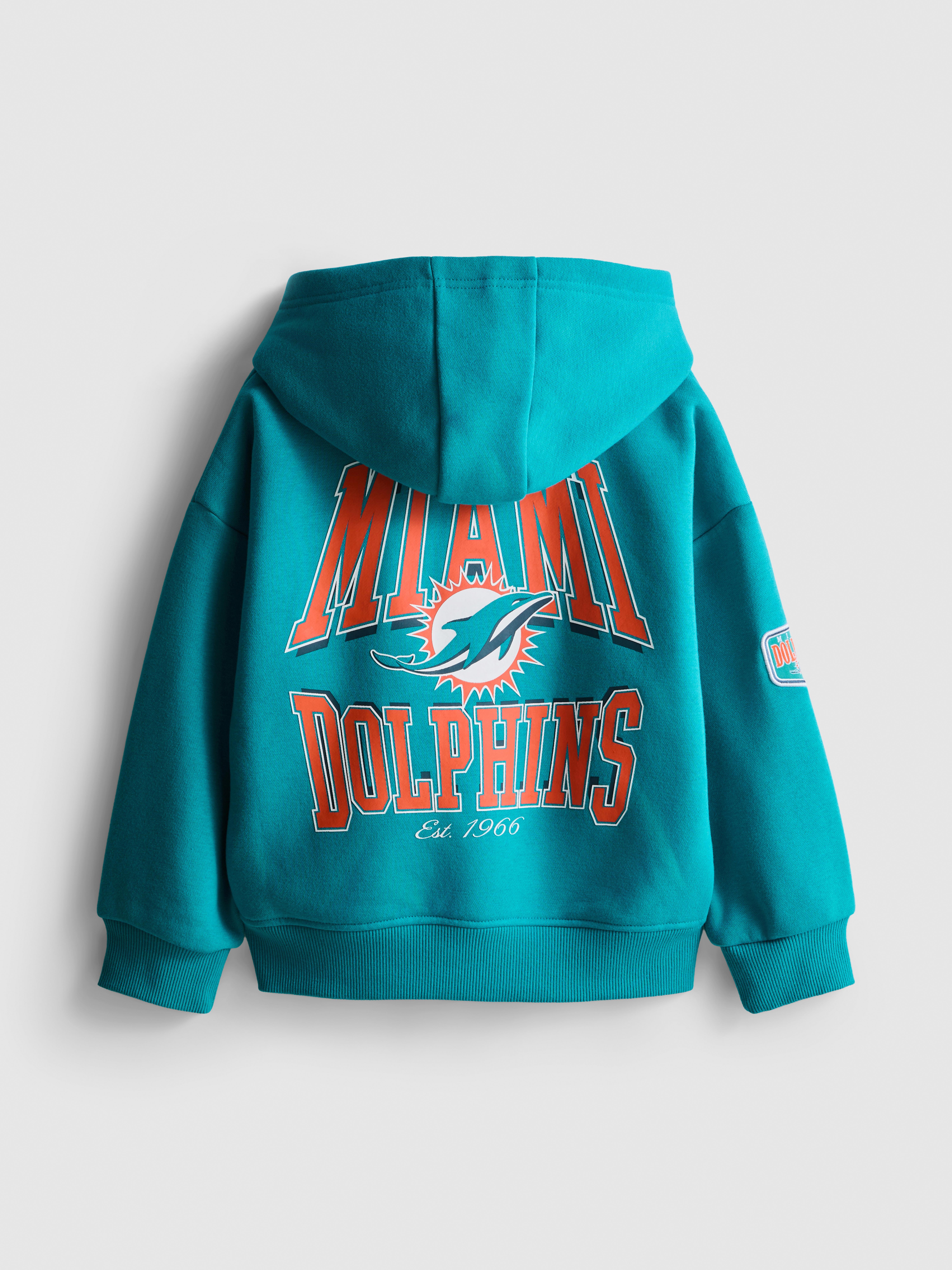 1-14yrs | NFL Miami Dolphins Cotton-Rich Hoodie
