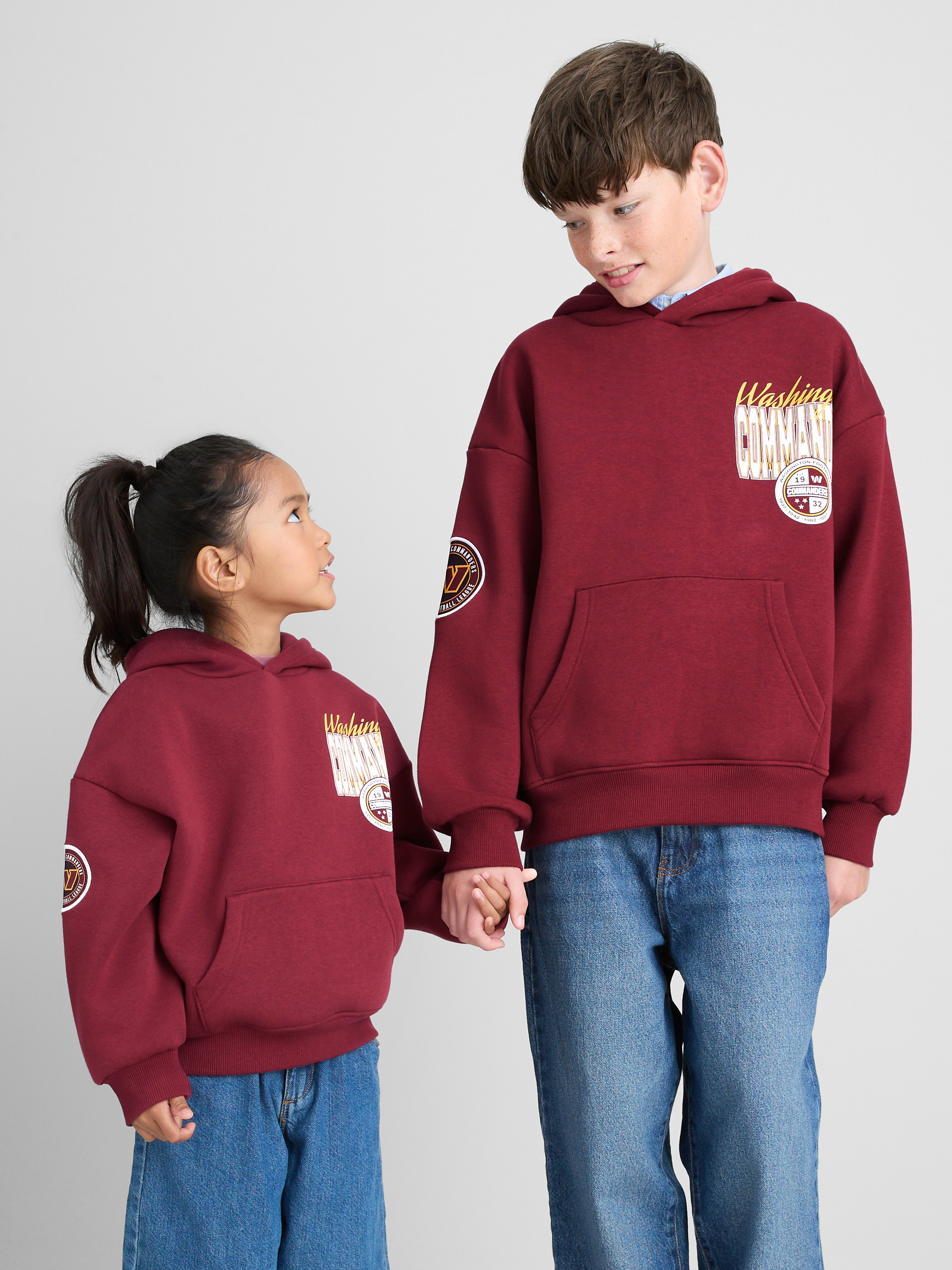 1-14yrs | NFL Washington Commanders Cotton-Rich Hoodie
